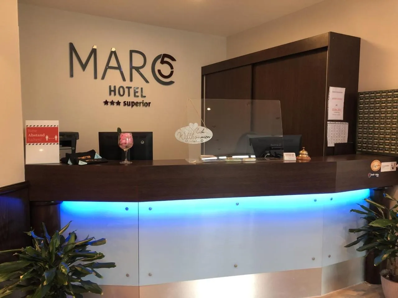 Lobby or reception in MarC5 Hotel Cadenberge