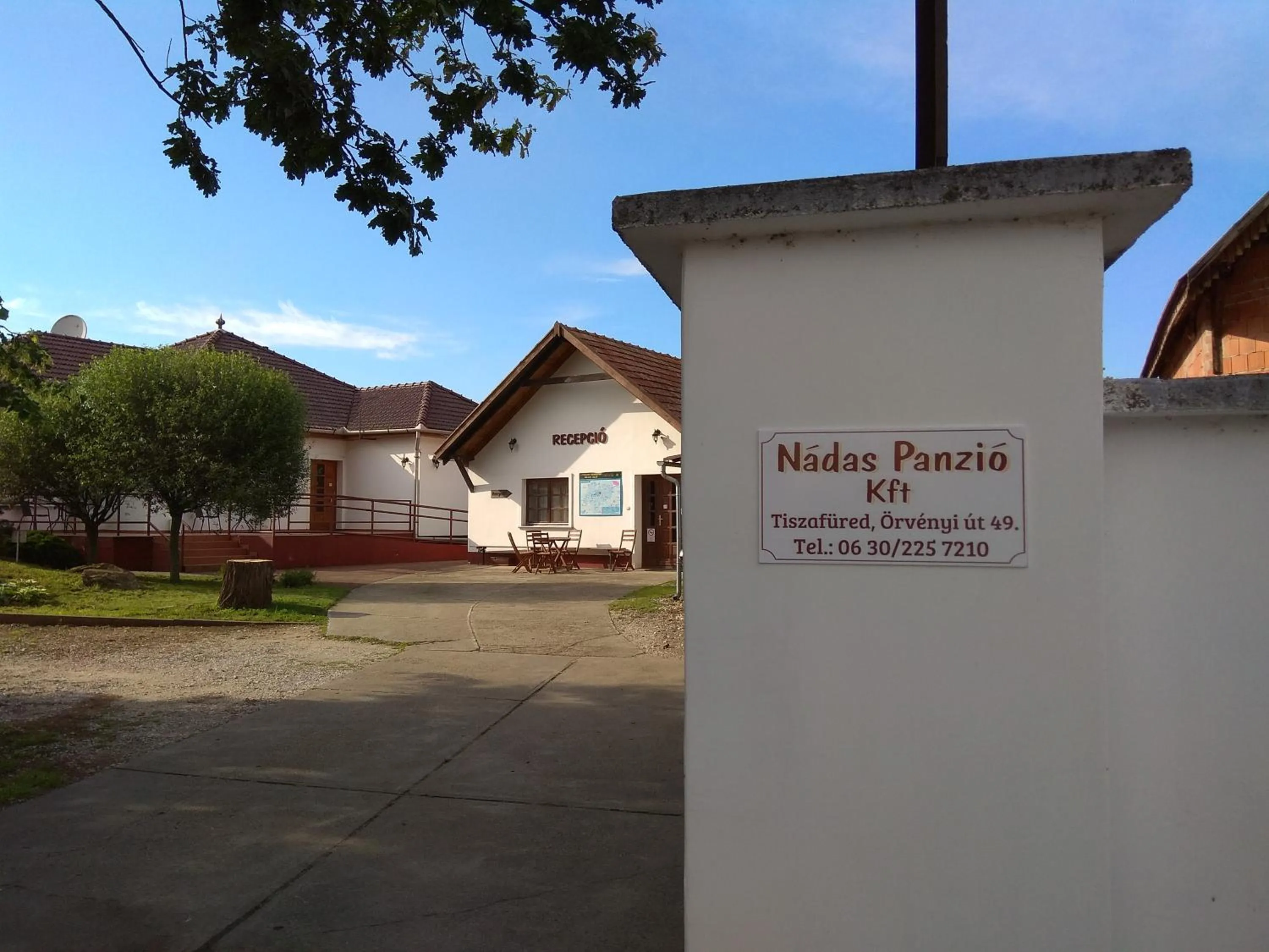 Facade/entrance in Nádas Pihenőpark