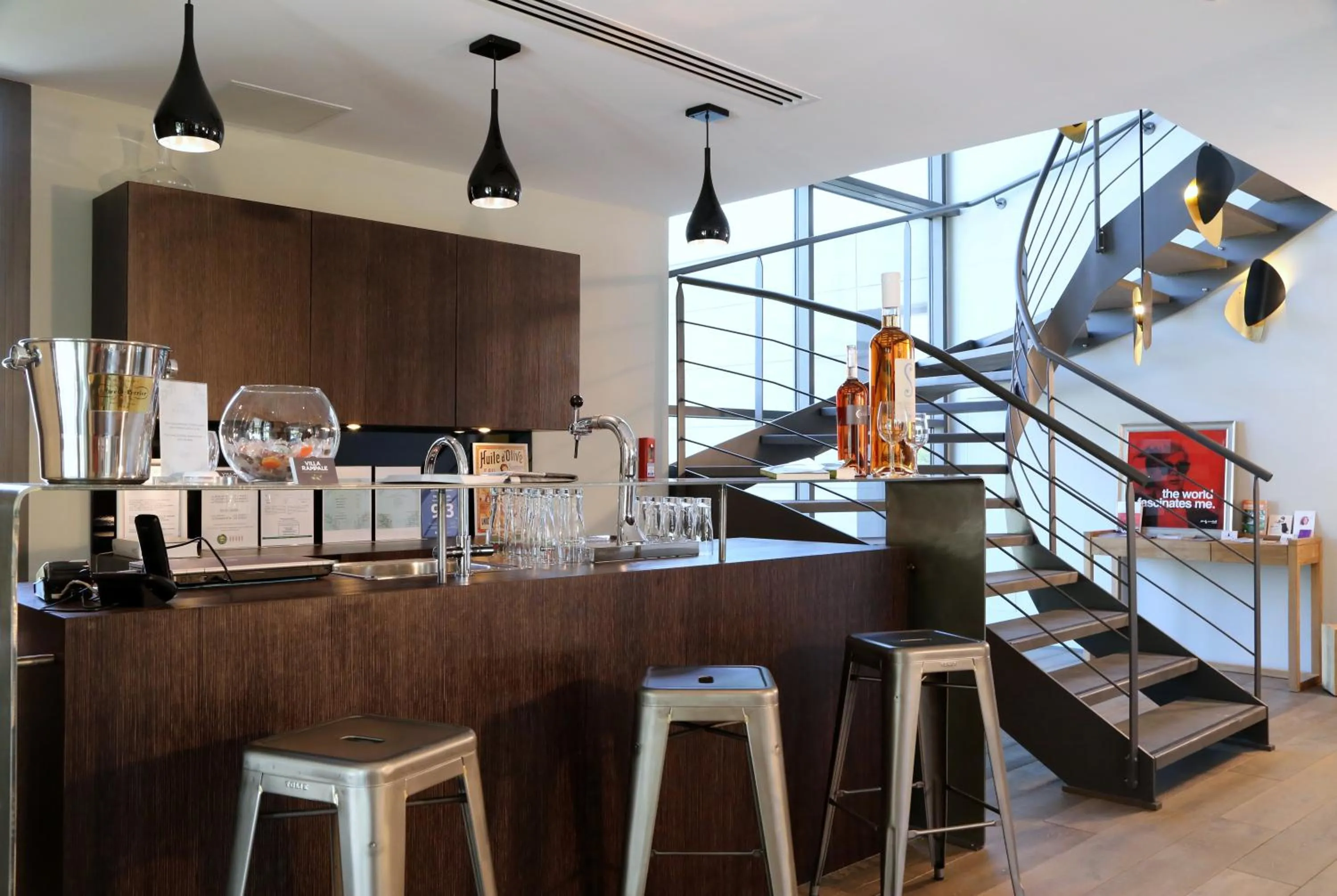 Lounge or bar in Domaine Rampale