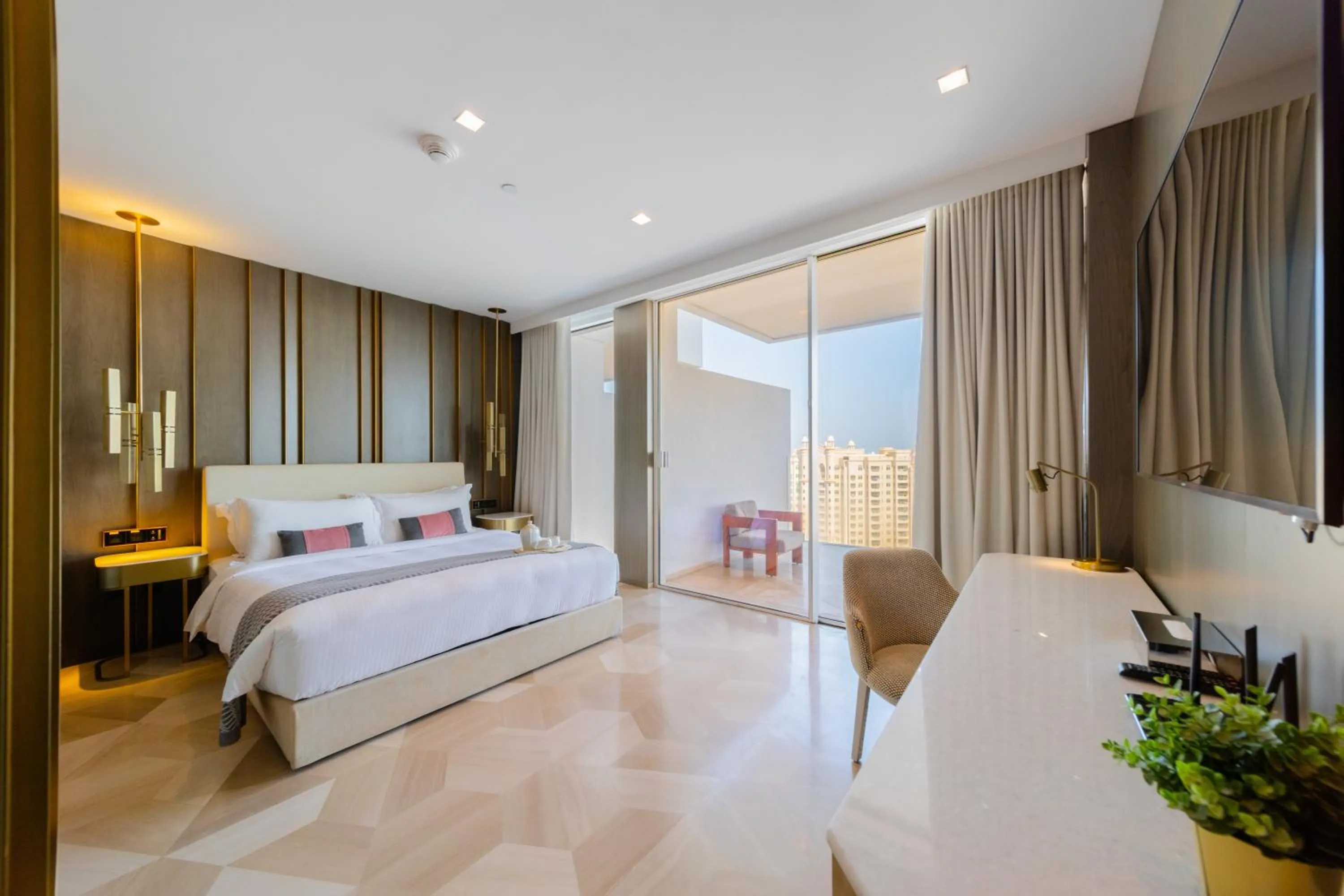 Bedroom, Bed in EDEN'S Homes & Villas - FIVE Palm Residences