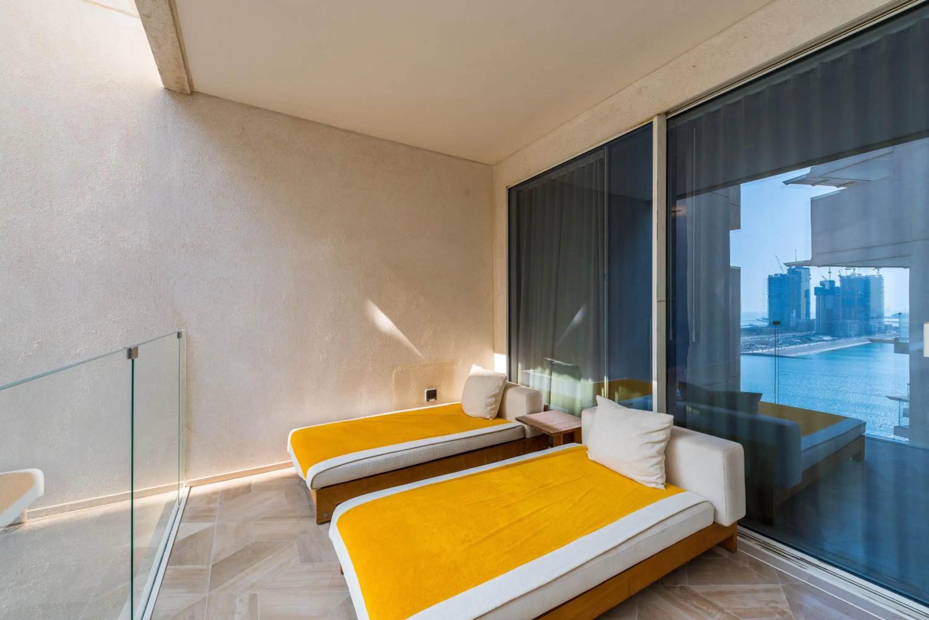 Balcony/Terrace, Bed in EDEN'S Homes & Villas - FIVE Palm Residences