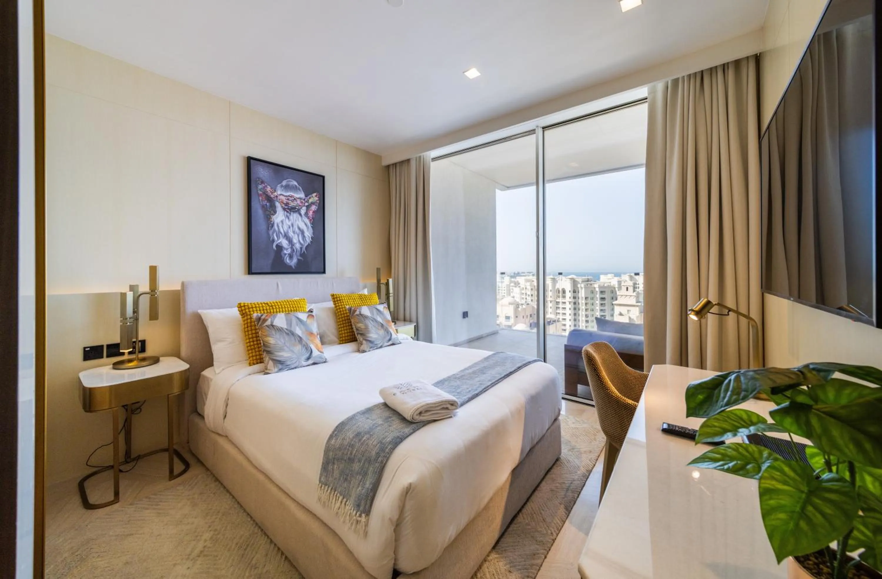 Bed in EDEN'S Homes & Villas - FIVE Palm Residences