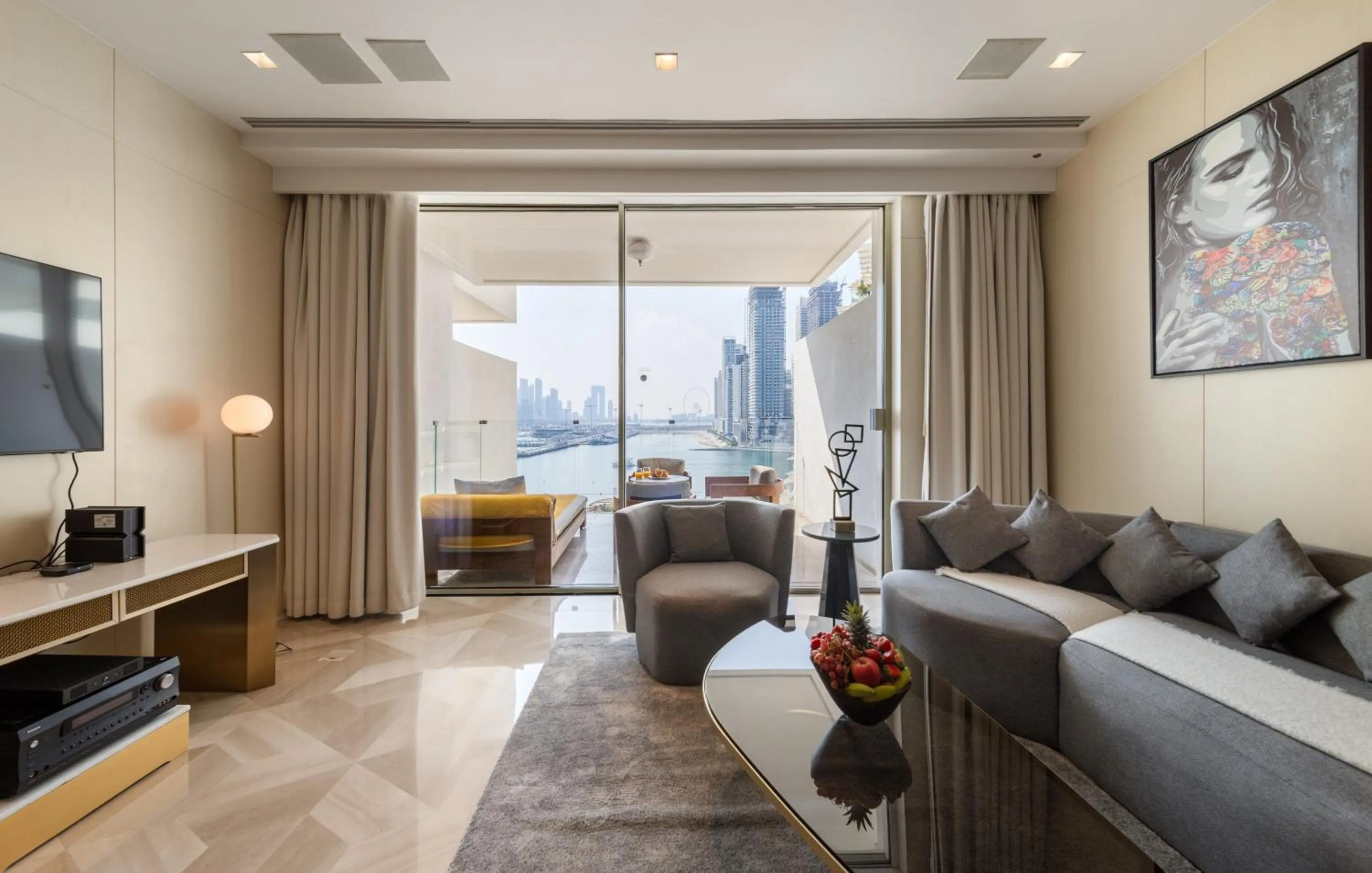 Living room in EDEN'S Homes & Villas - FIVE Palm Residences