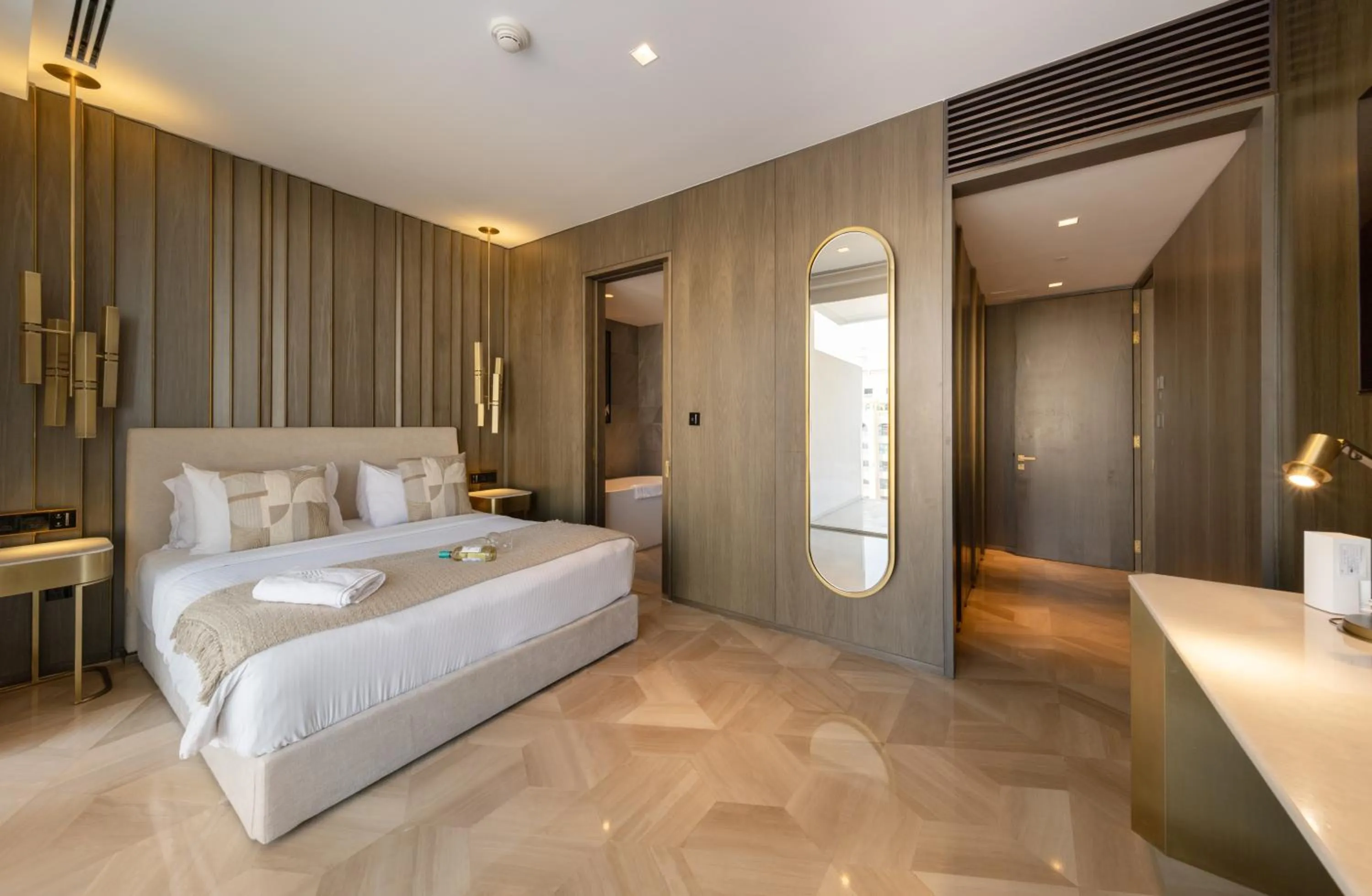 Bedroom, Bed in EDEN'S Homes & Villas - FIVE Palm Residences