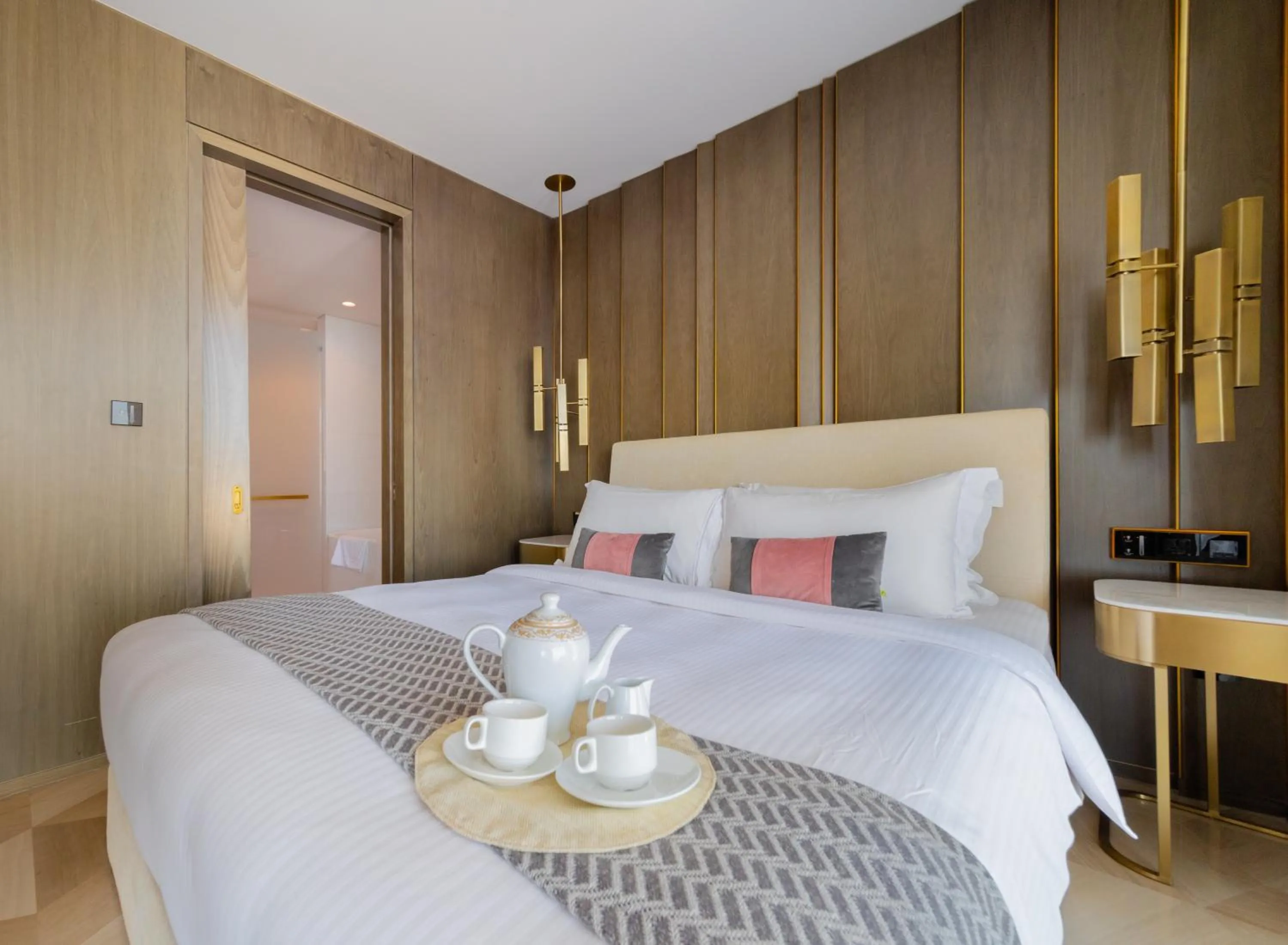 Bedroom, Bed in EDEN'S Homes & Villas - FIVE Palm Residences