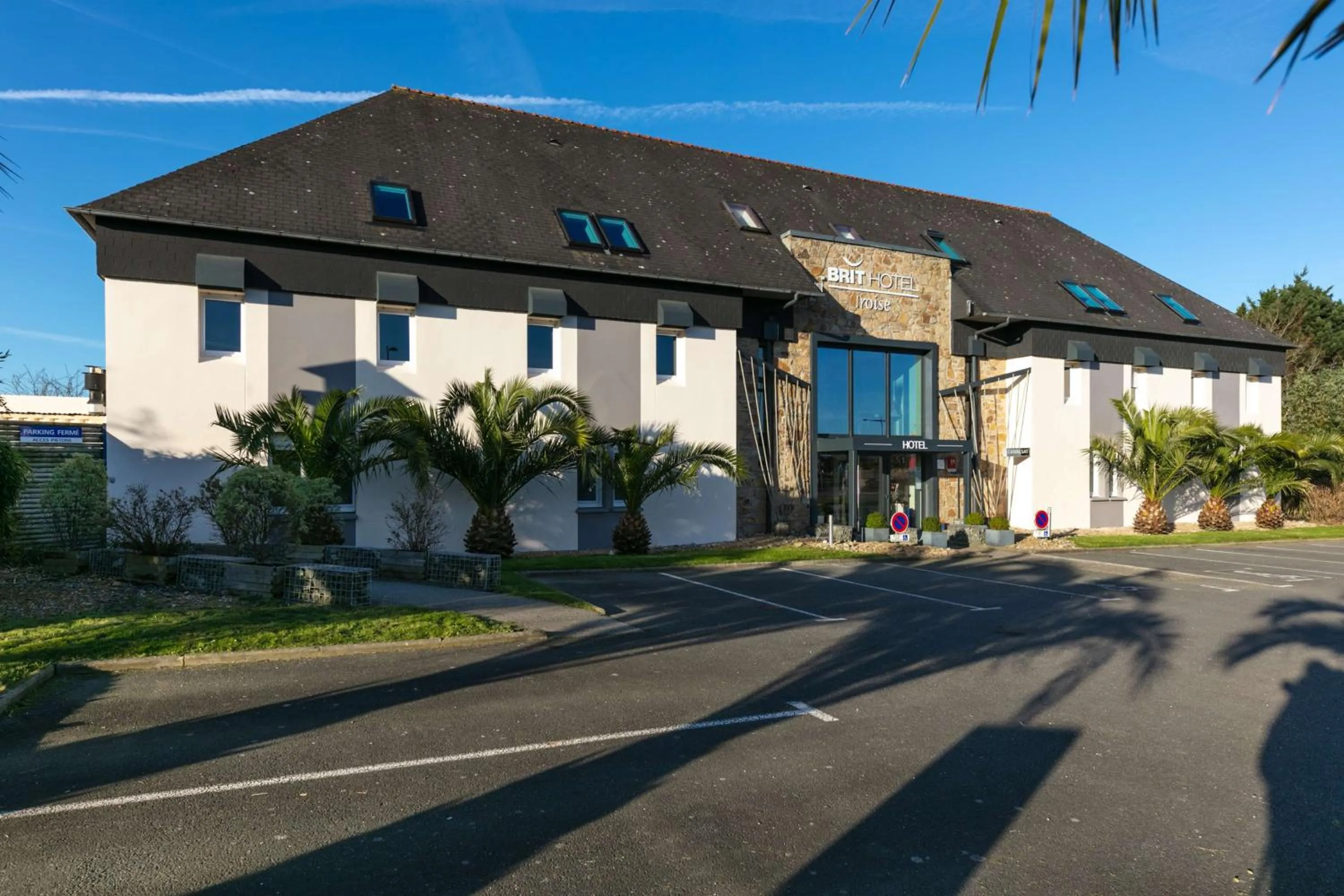 Property building in Brit Hotel Iroise Brest