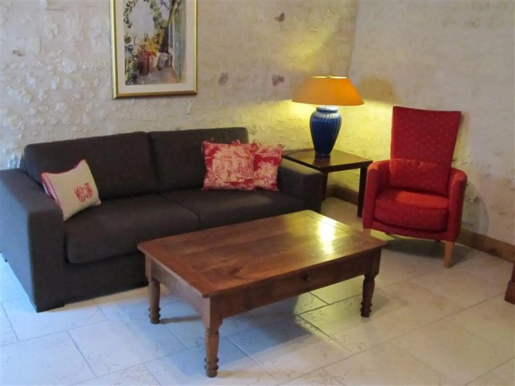 Seating area in Le Clos de la Garde