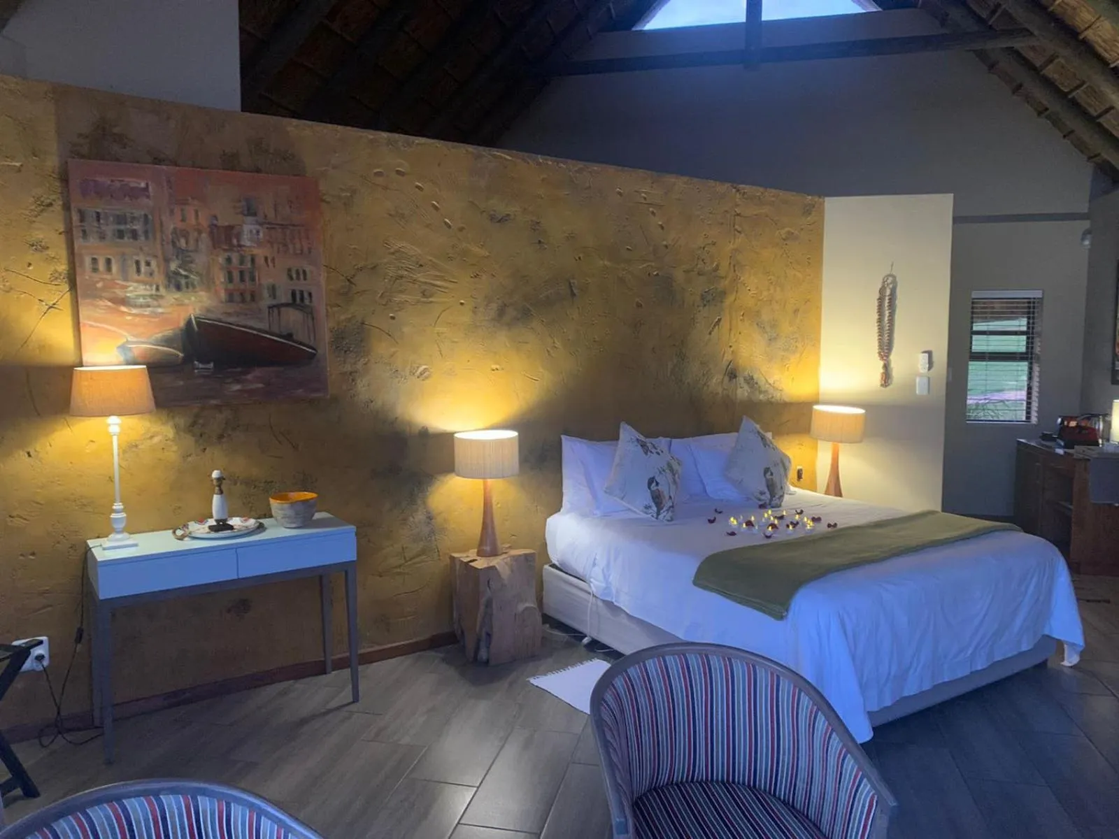 Bed in Jbay Zebra Lodge