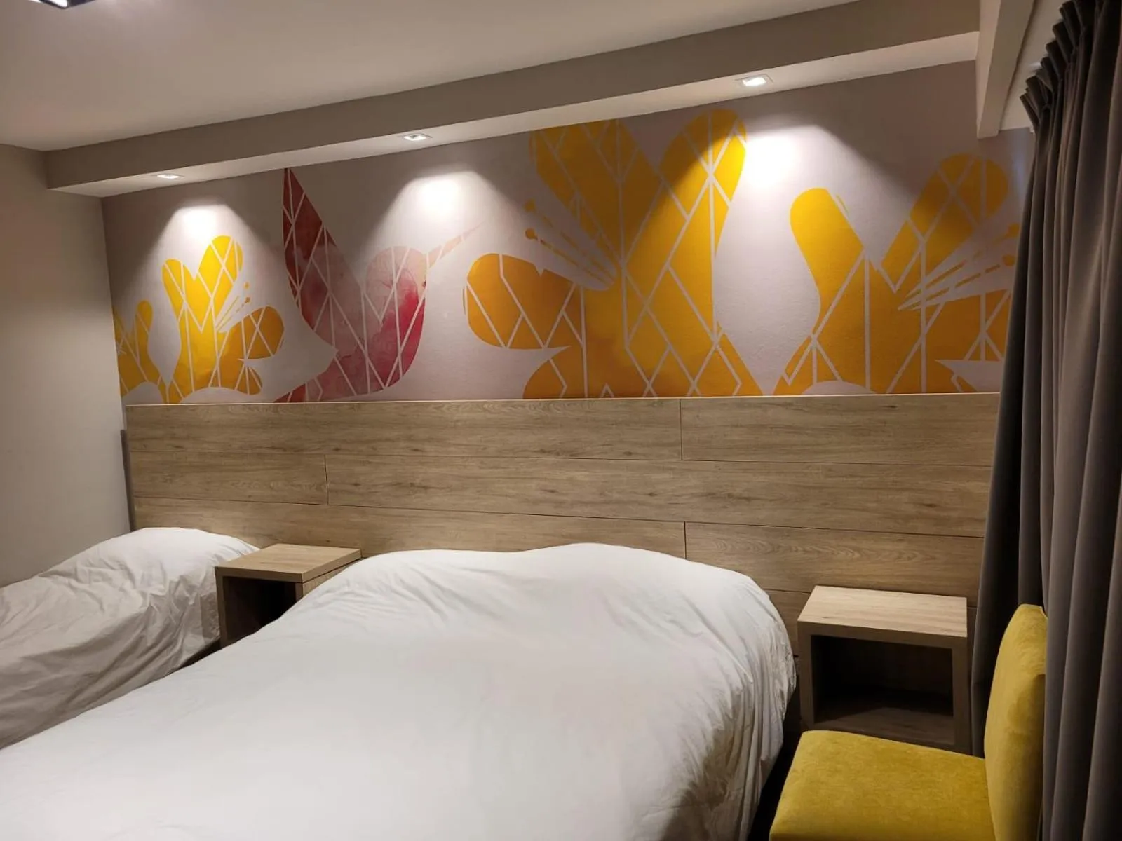 Bed in Hotel Alun Nehuen