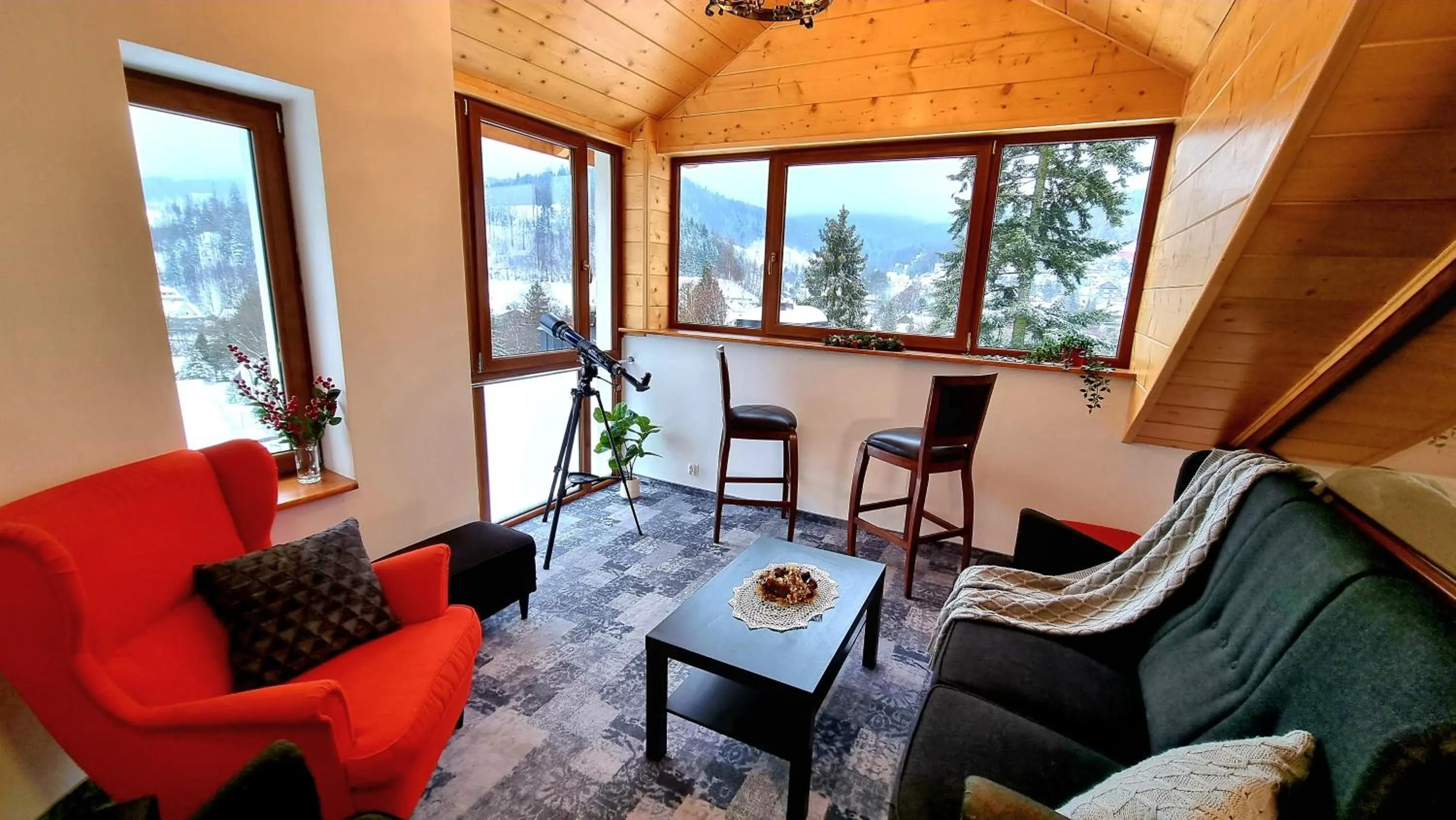 Seating area in Rezydencja Barrettski