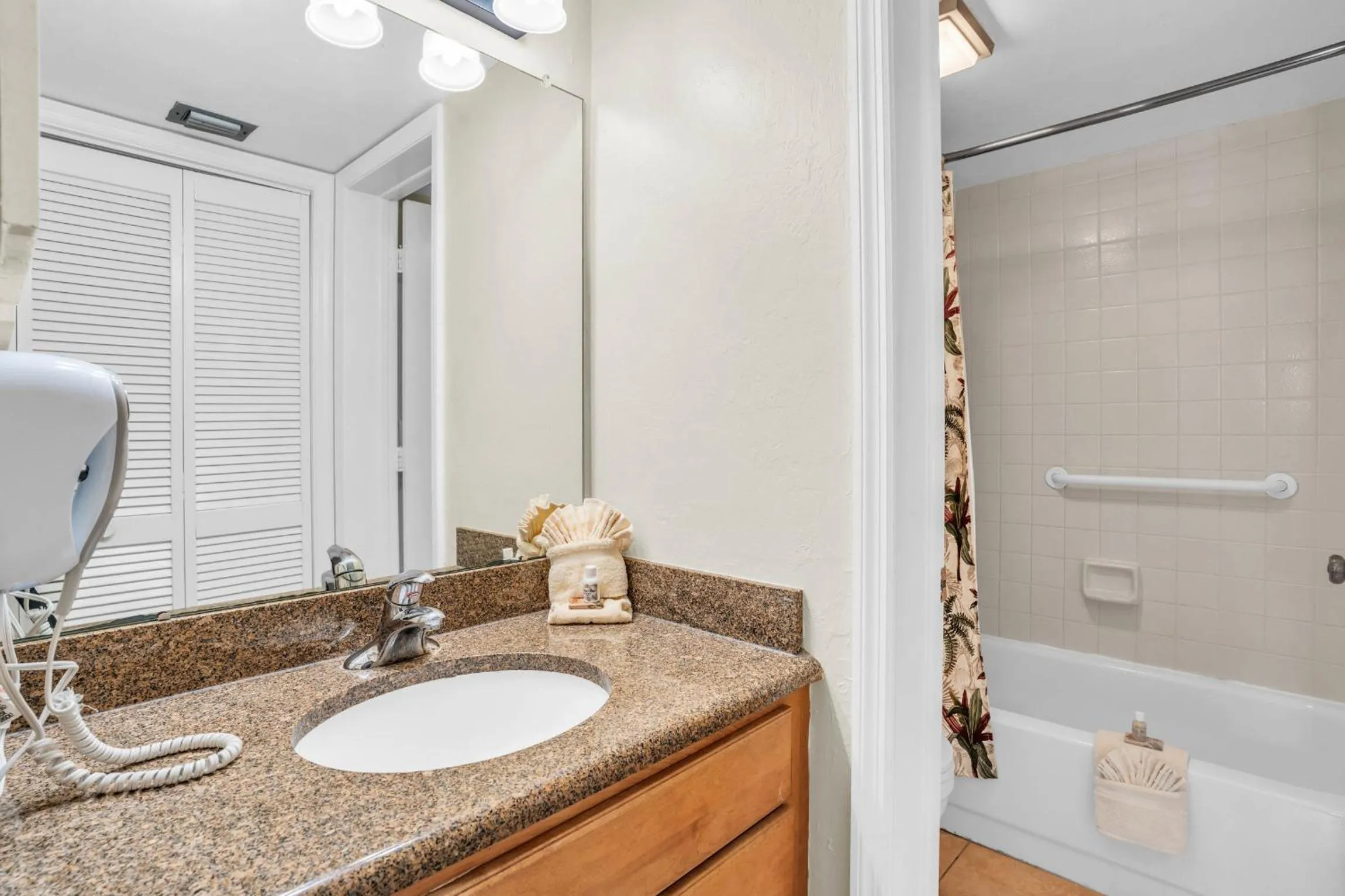 Bathroom in Park Shore Resort by Mike Z Rentals