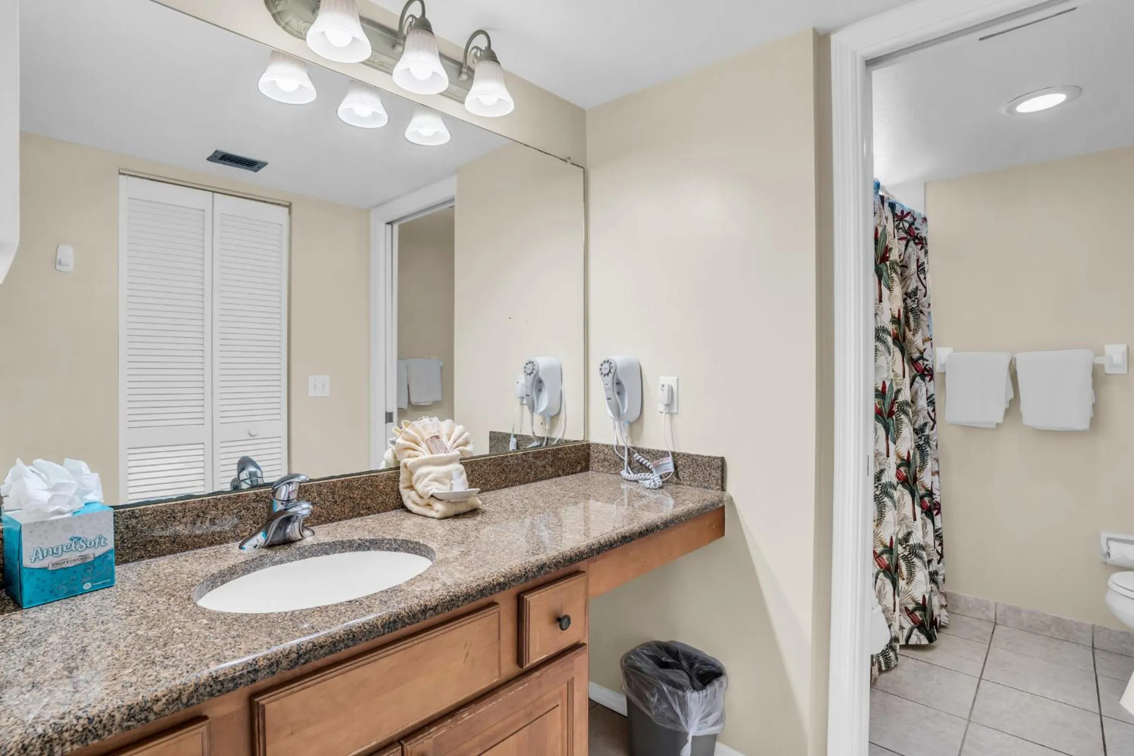 Bathroom in Park Shore Resort by Mike Z Rentals