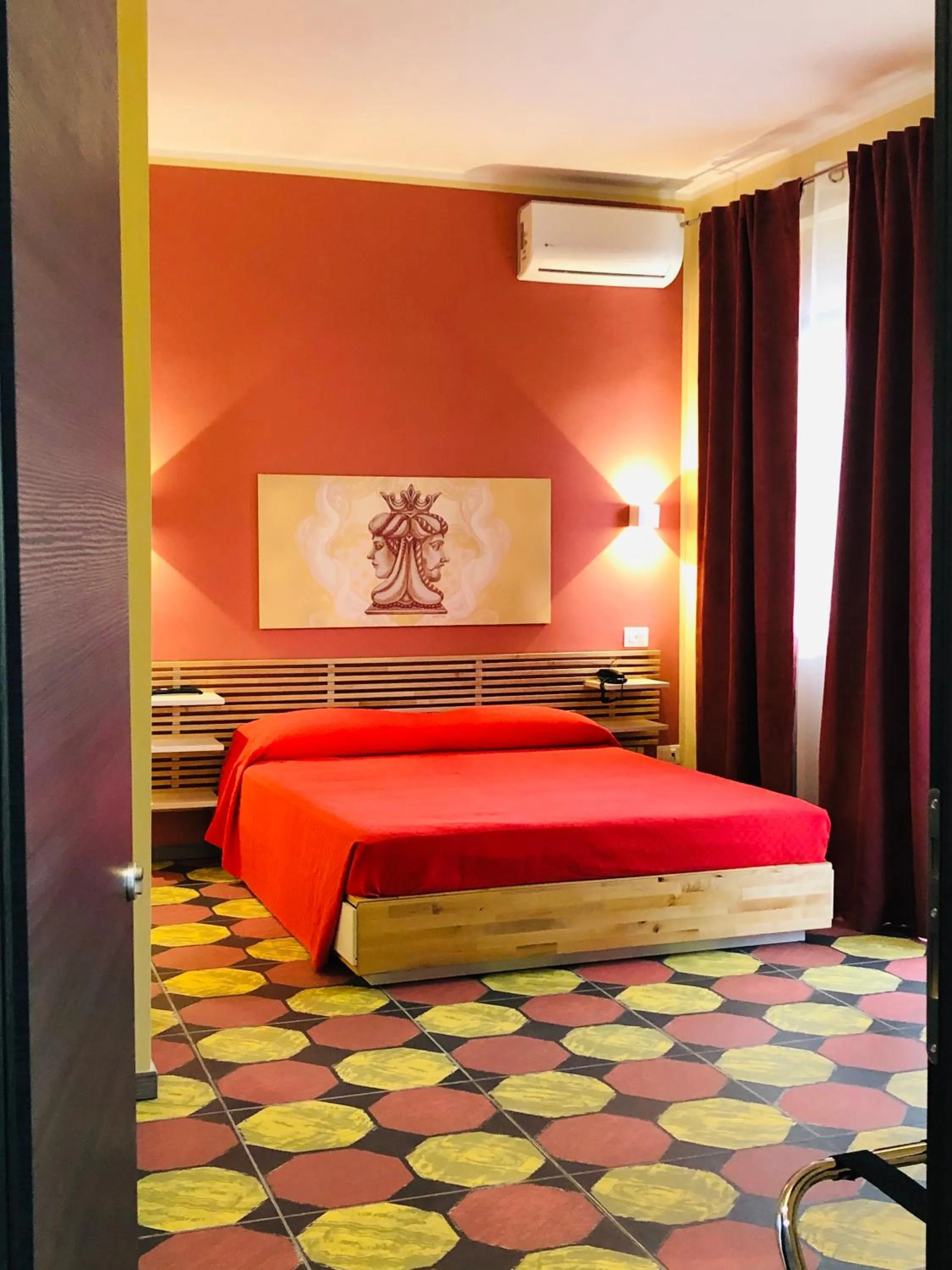 Bed in villa oltremare resort