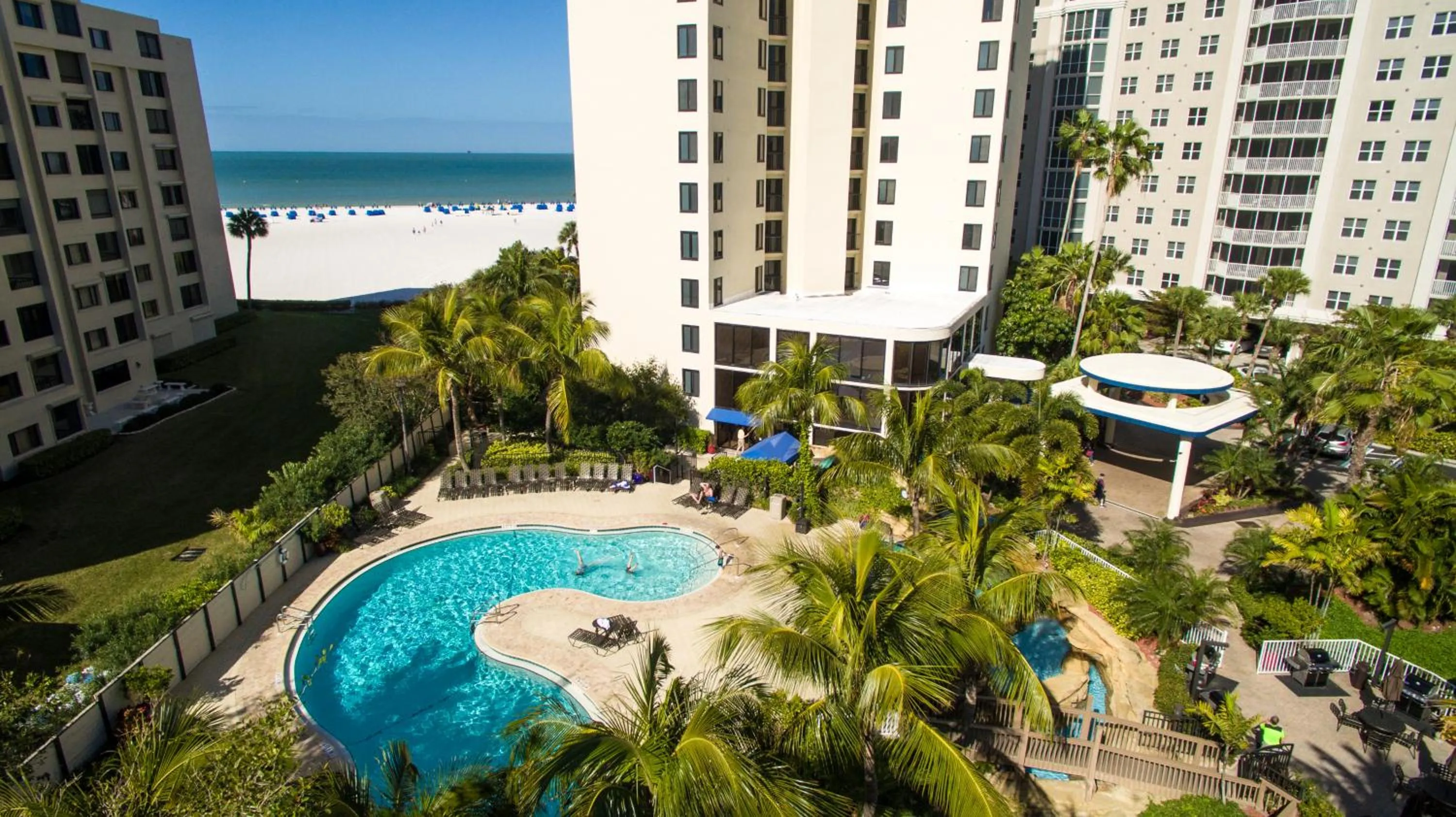 Bird's eye view in Pointe Estero Resort