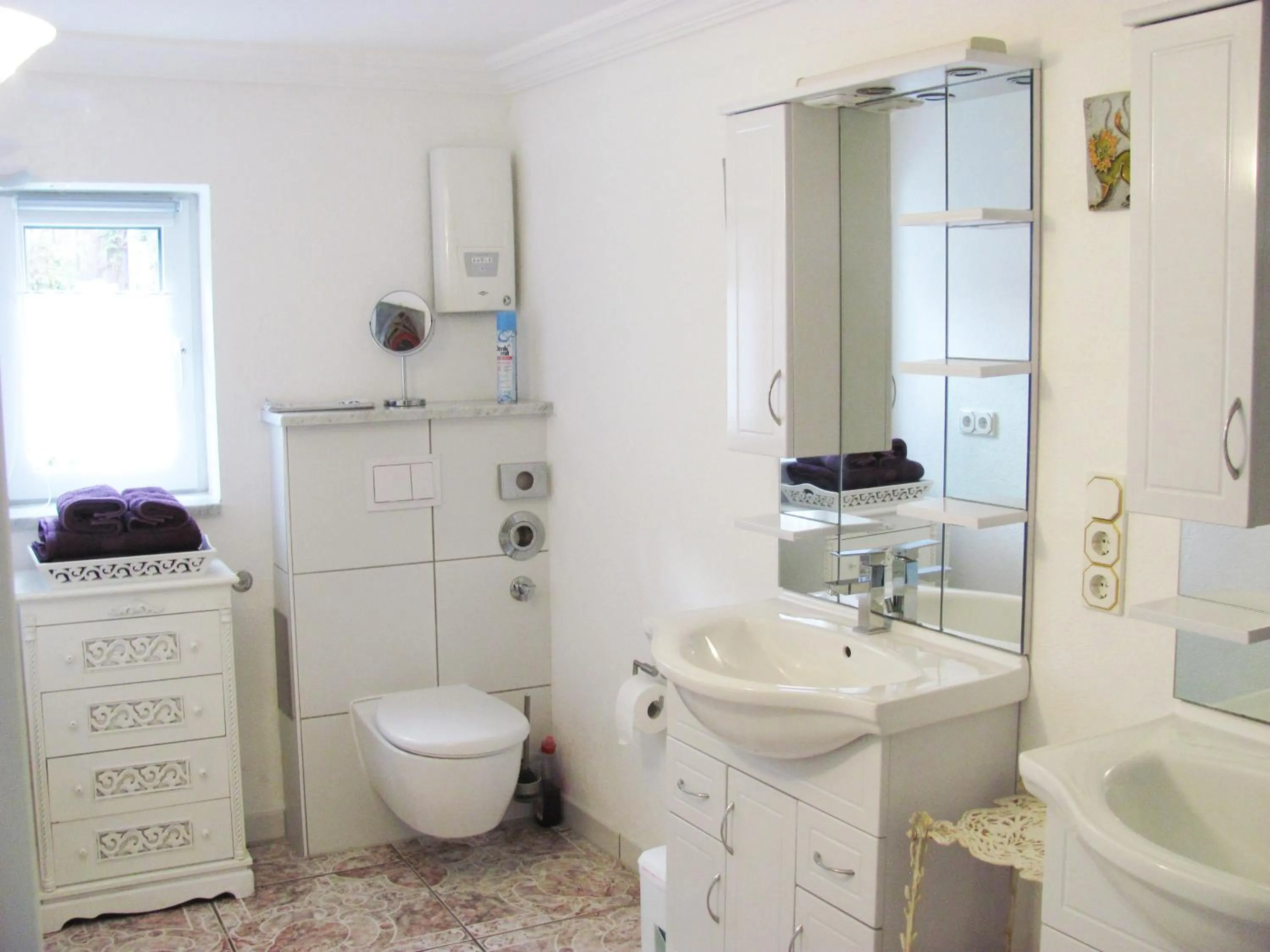 Bathroom in Apartment Storchenfärbe