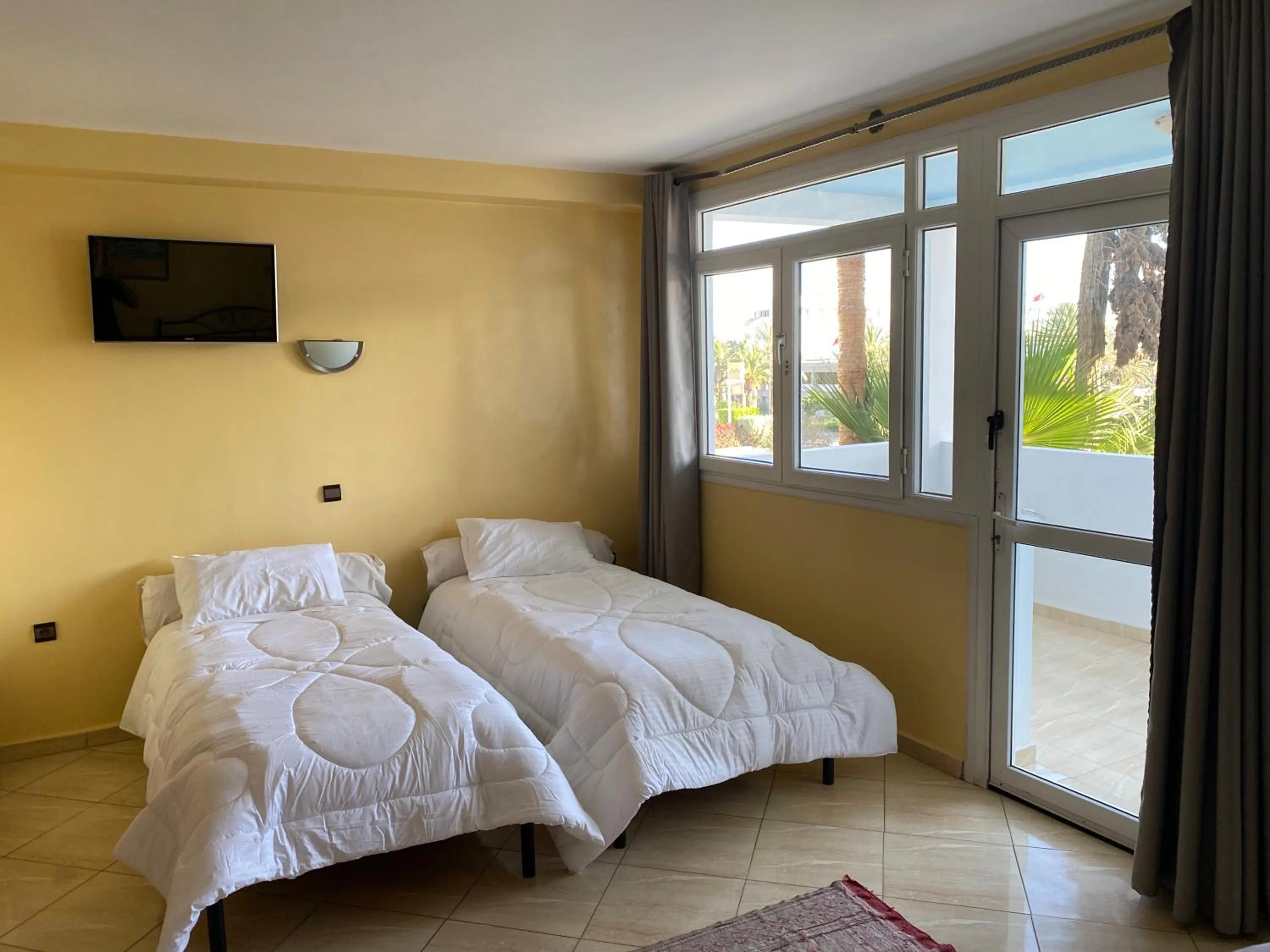 Bed in Hôtel Petite Suède