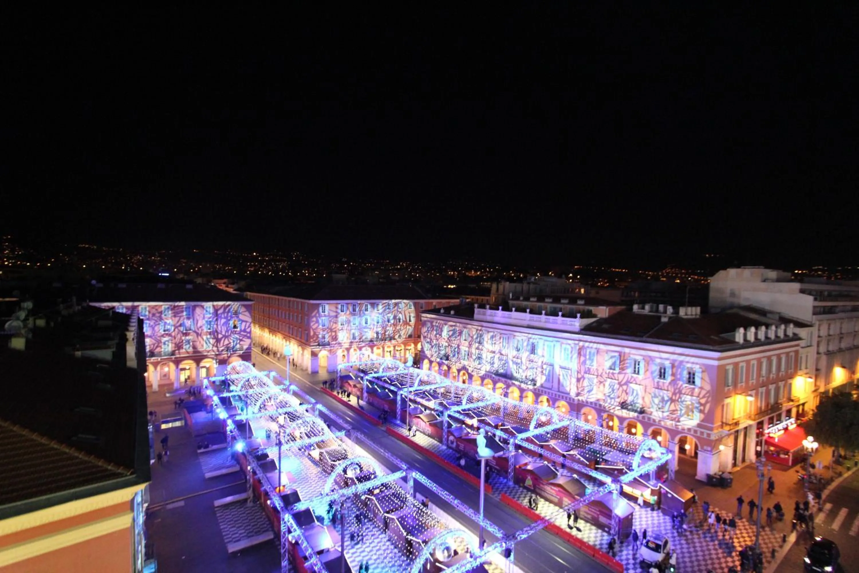 Bird's eye view in Nice Massena