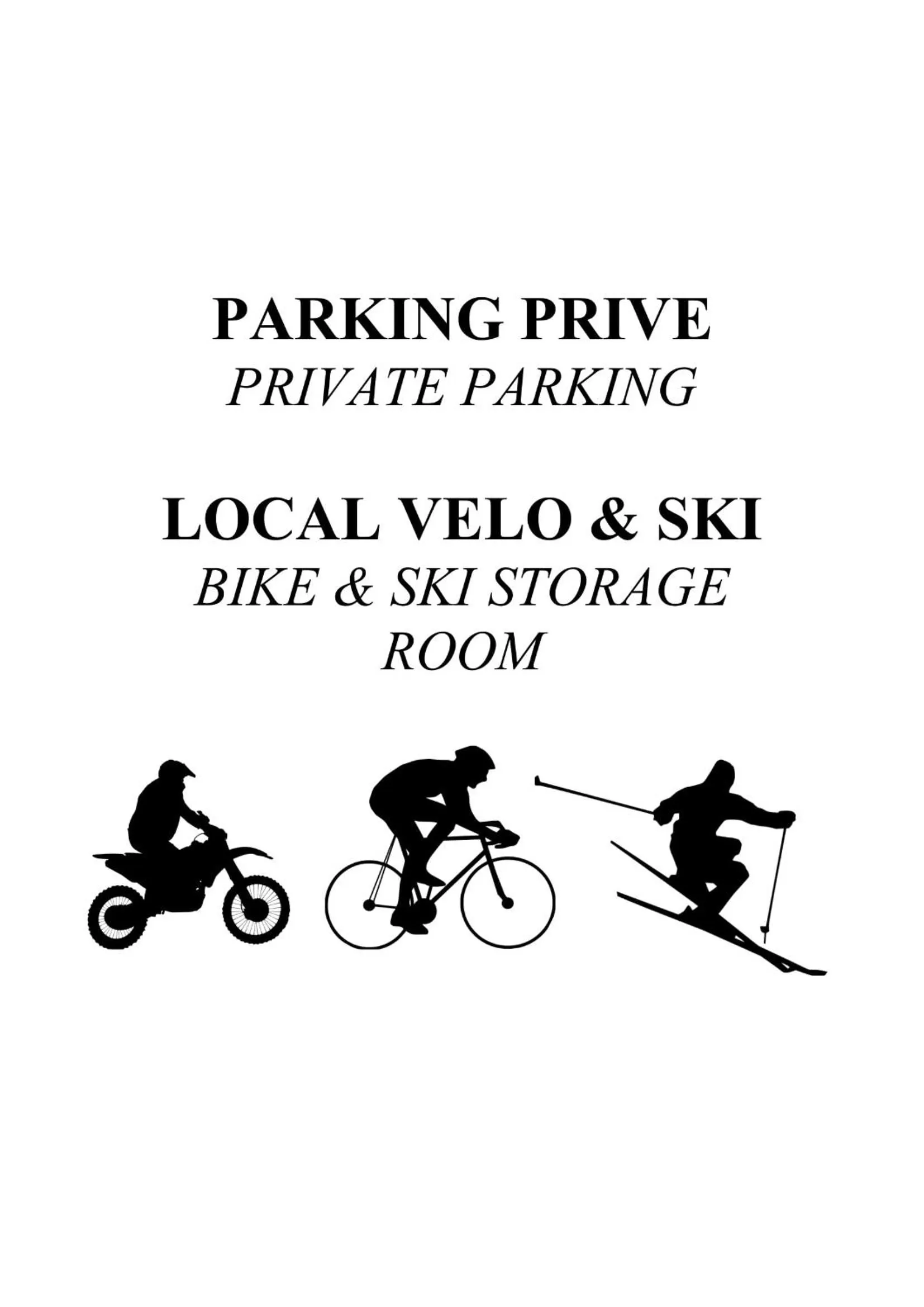 Parking in Terminus Hôtel des 3 Vallées