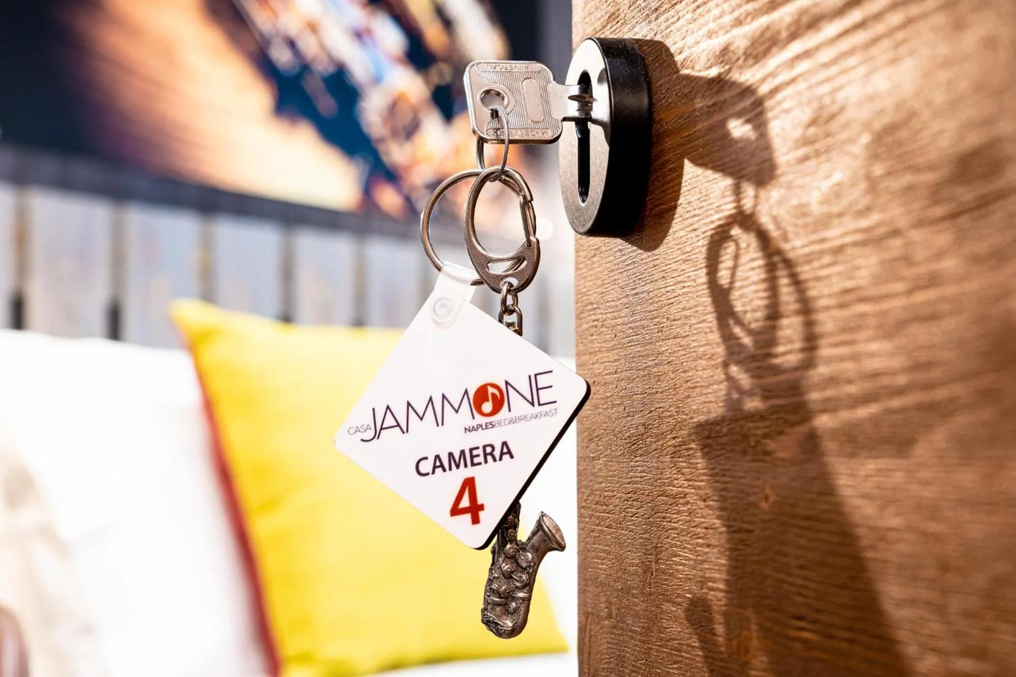 Logo/Certificate/Sign, Bed in casajammone naples b&b