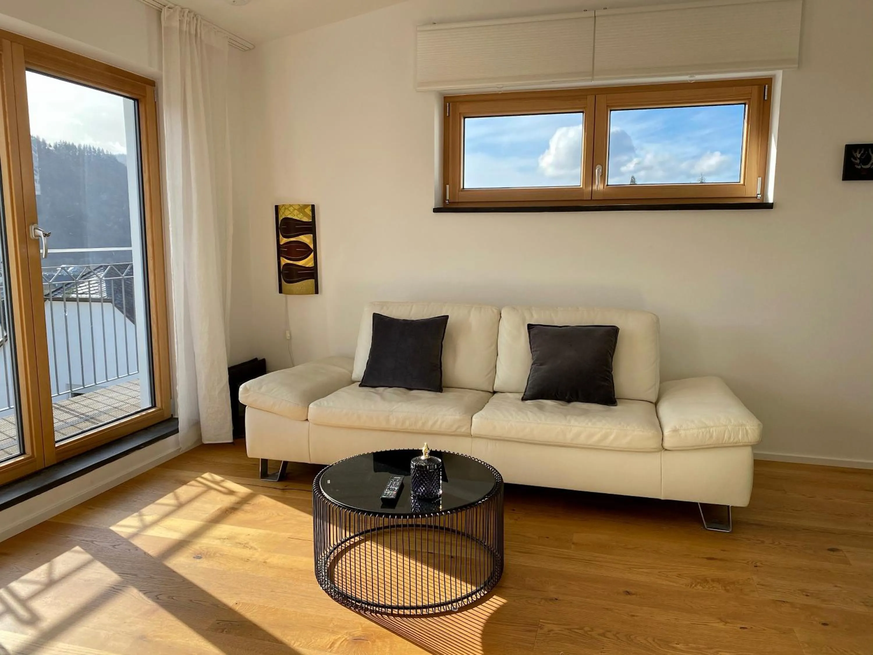 Living room in Weingut-Aparthotel Olinger