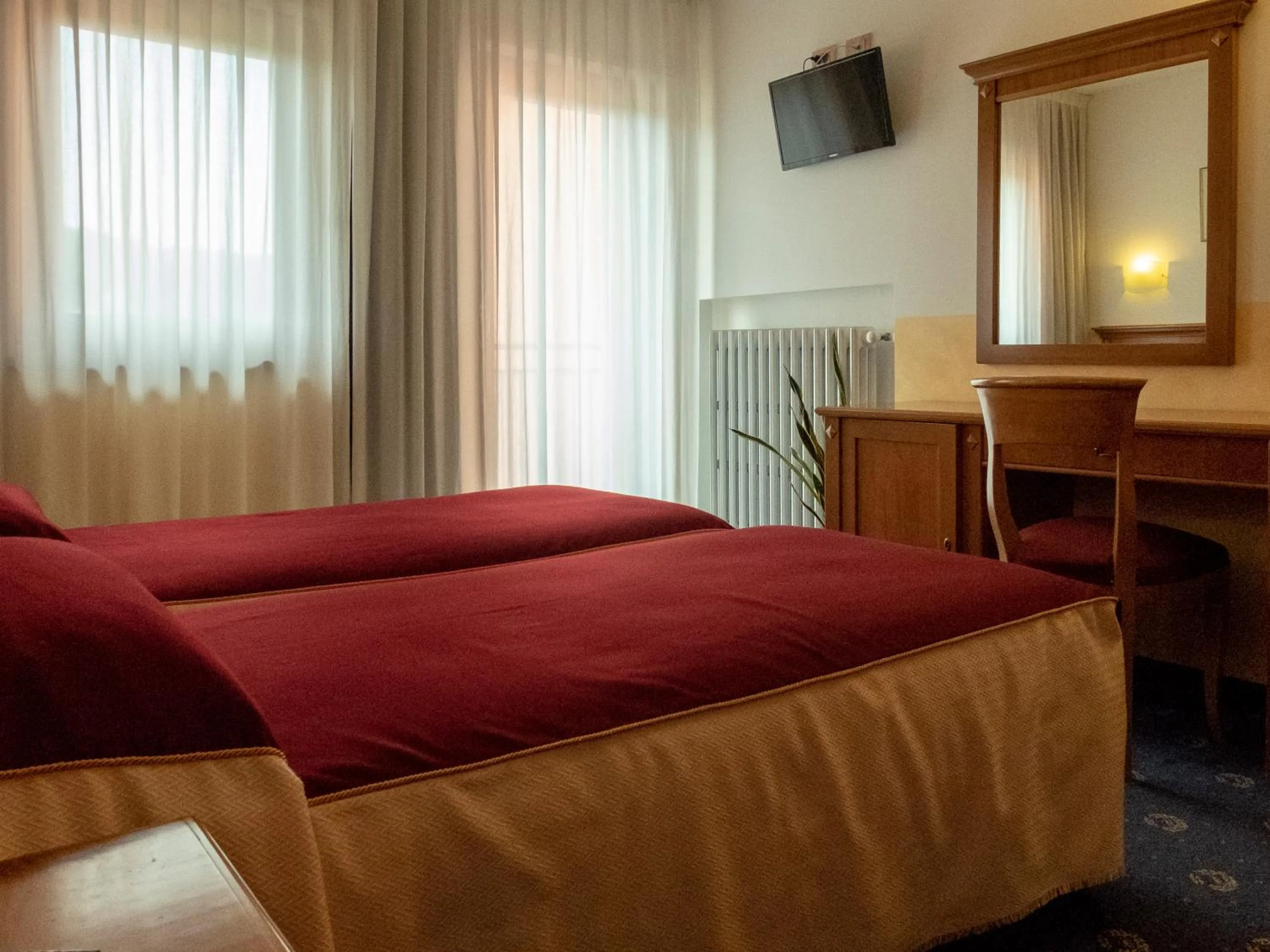 Photo of the whole room, Bed in Hotel Ristorante Centrale