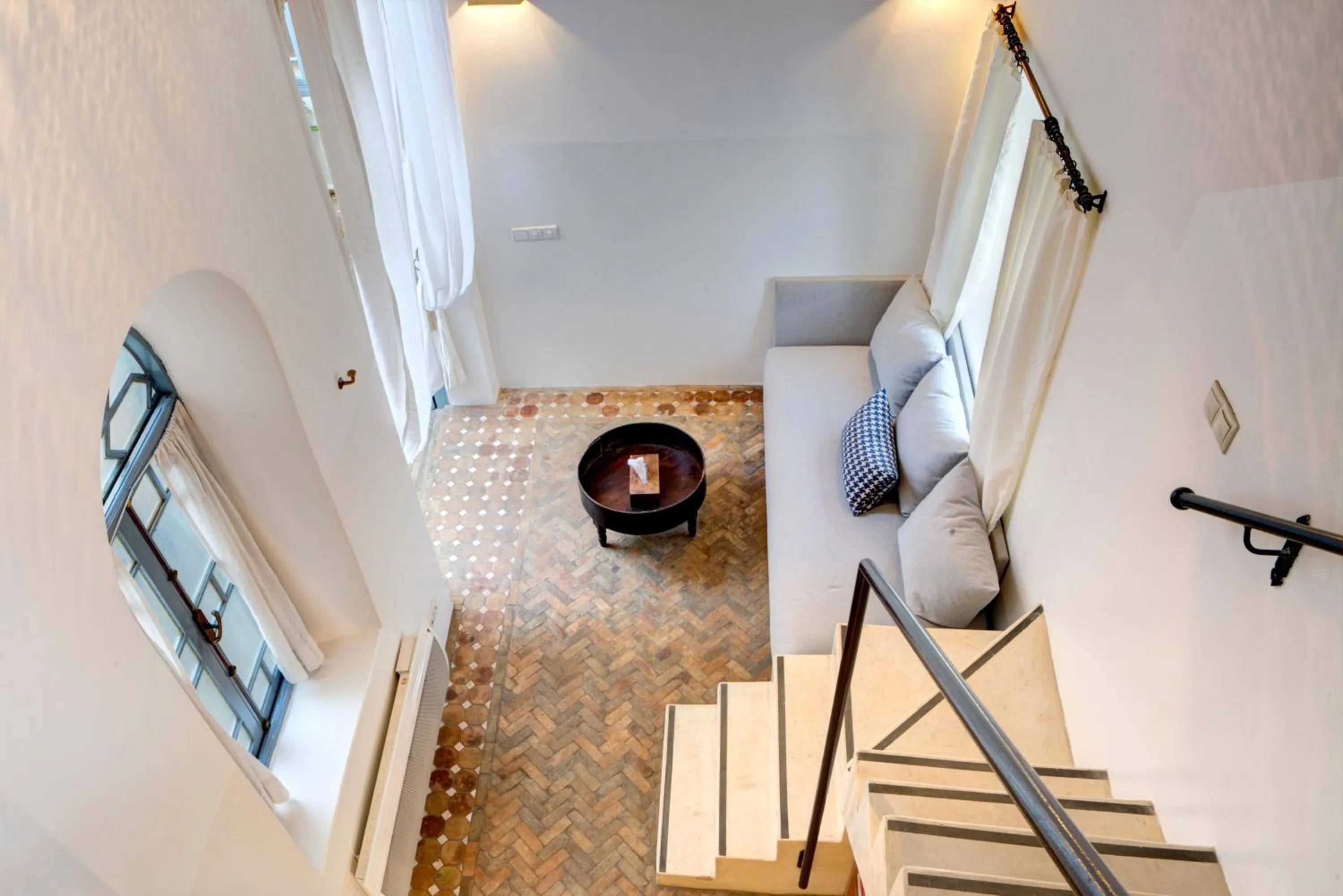 Seating area in Riad Amaris