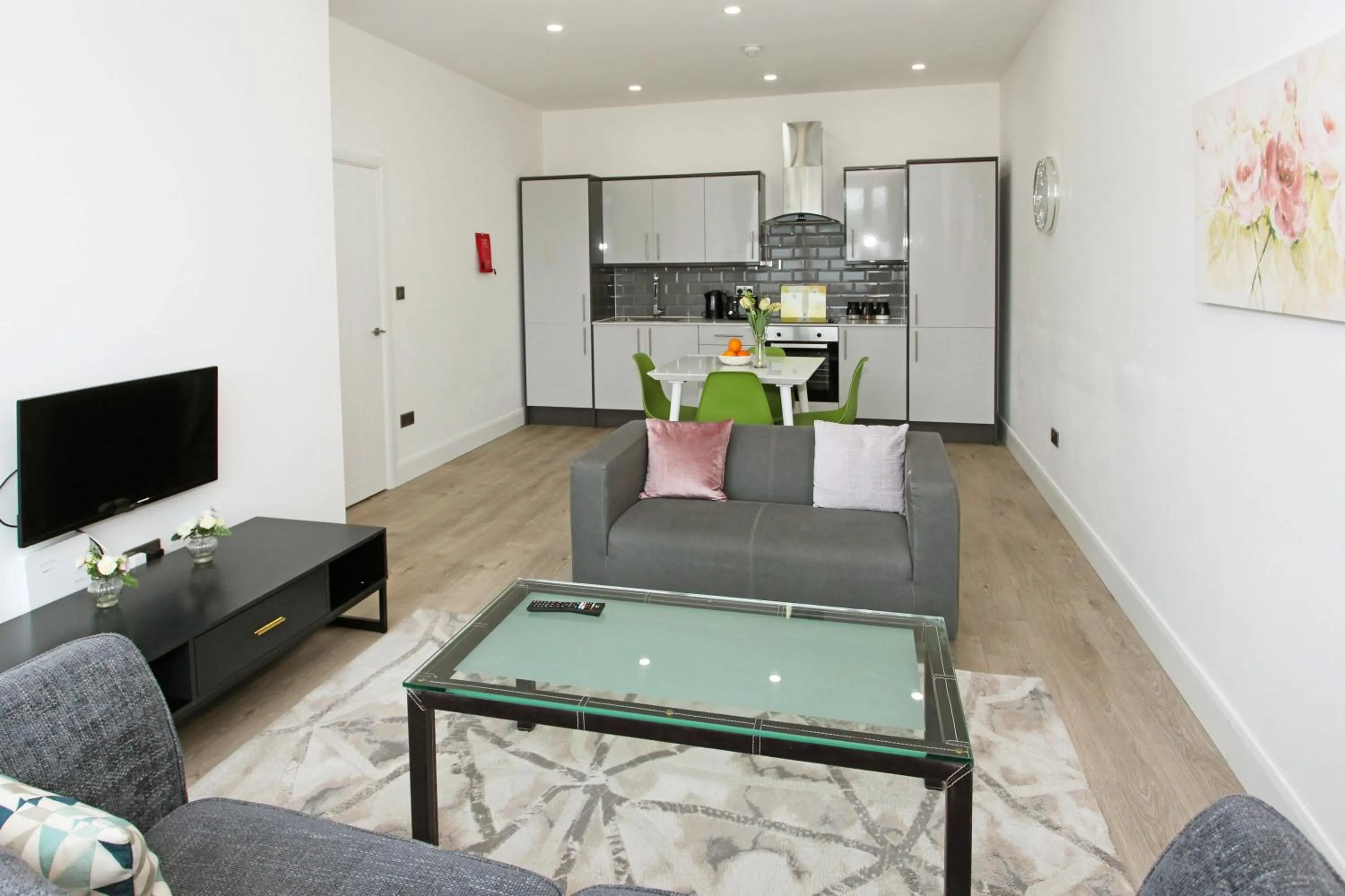 TV and multimedia in Sapphire House Apartments