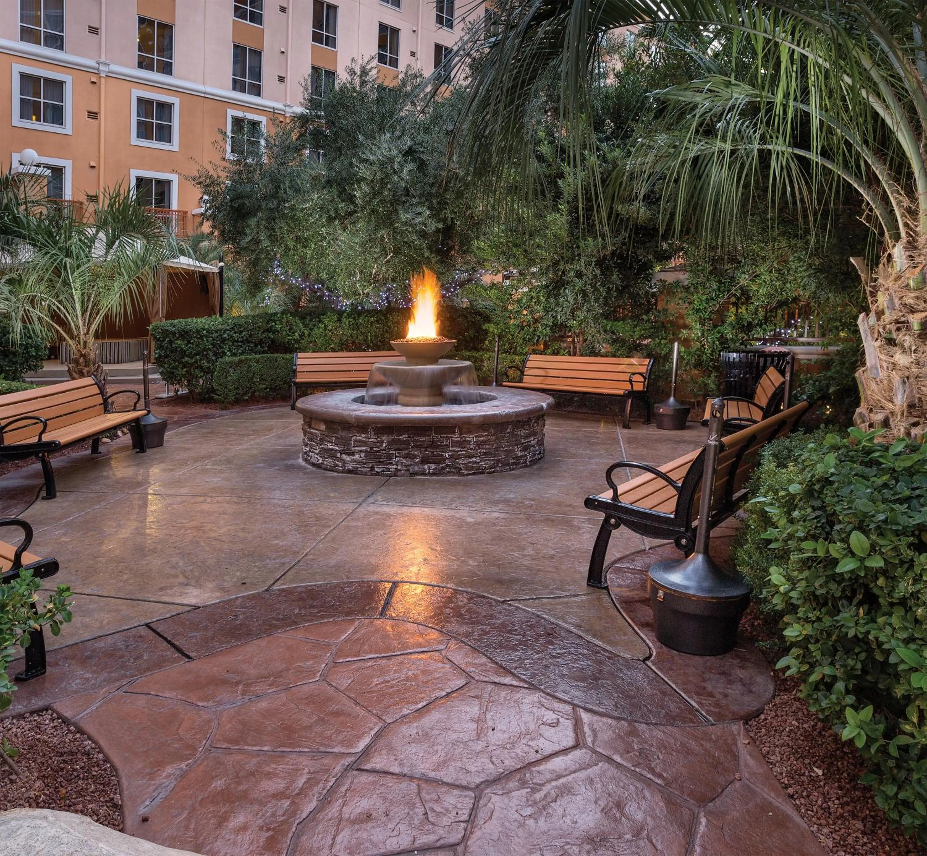 Inner courtyard view in Club Wyndham Grand Desert
