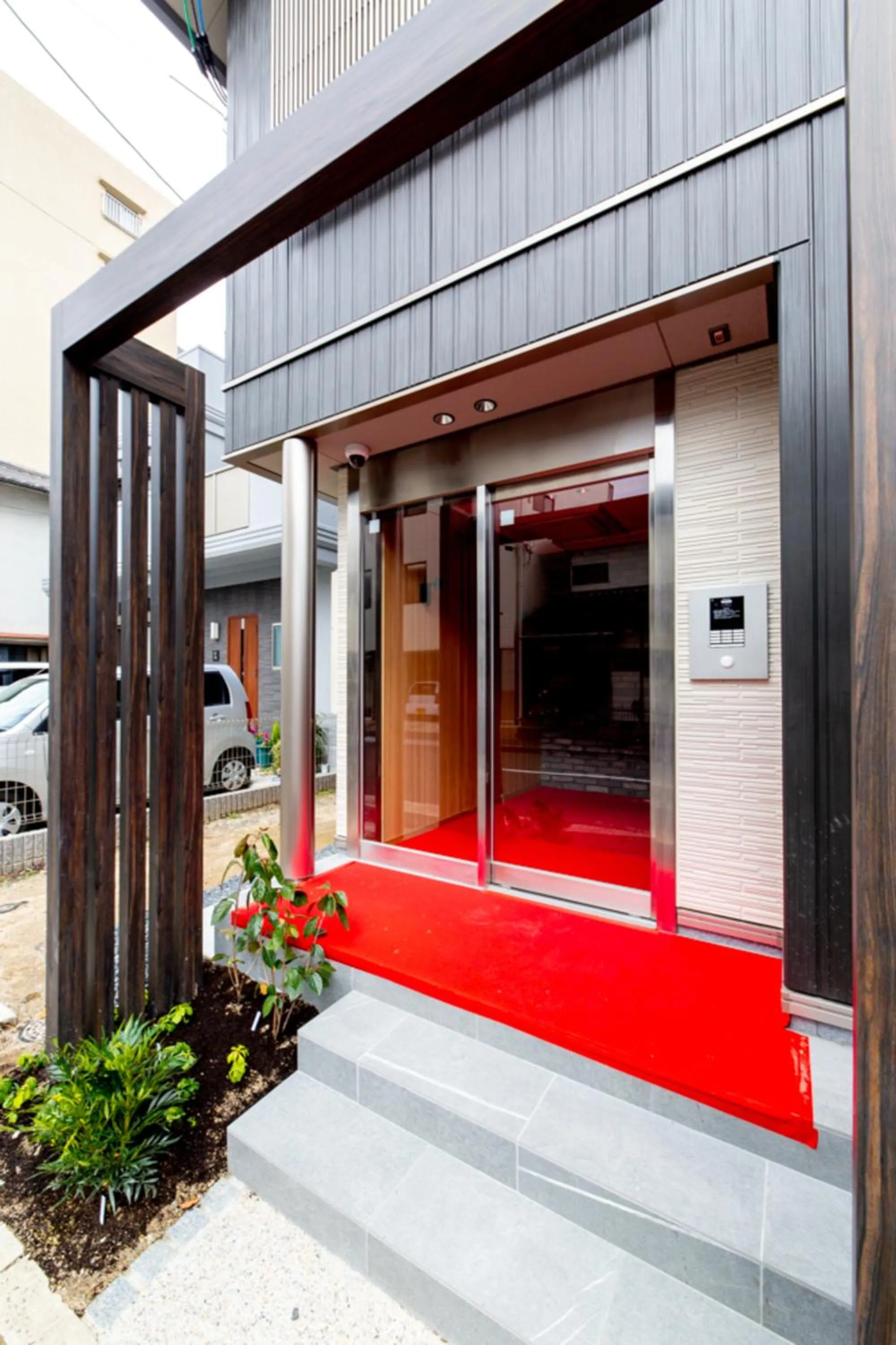 Facade/entrance in GRAND BASE Hiroshima Hikarimachi