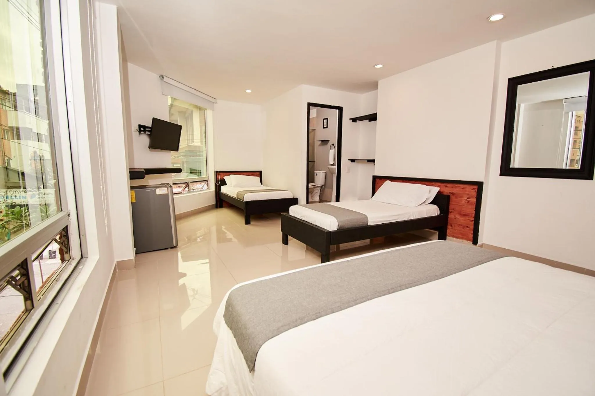 Bed in Hotel Tik Medellin