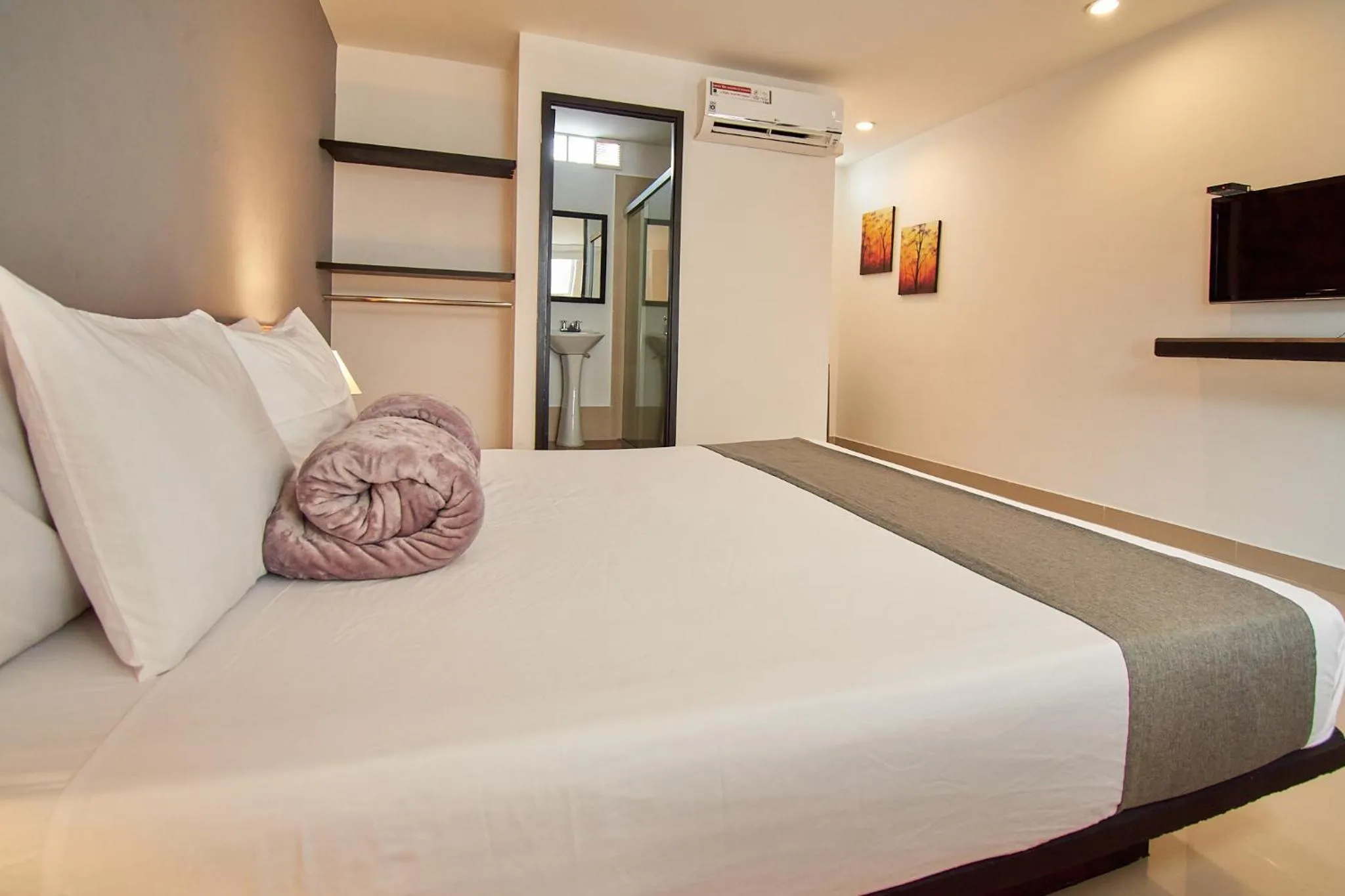 Bed in Hotel Tik Medellin