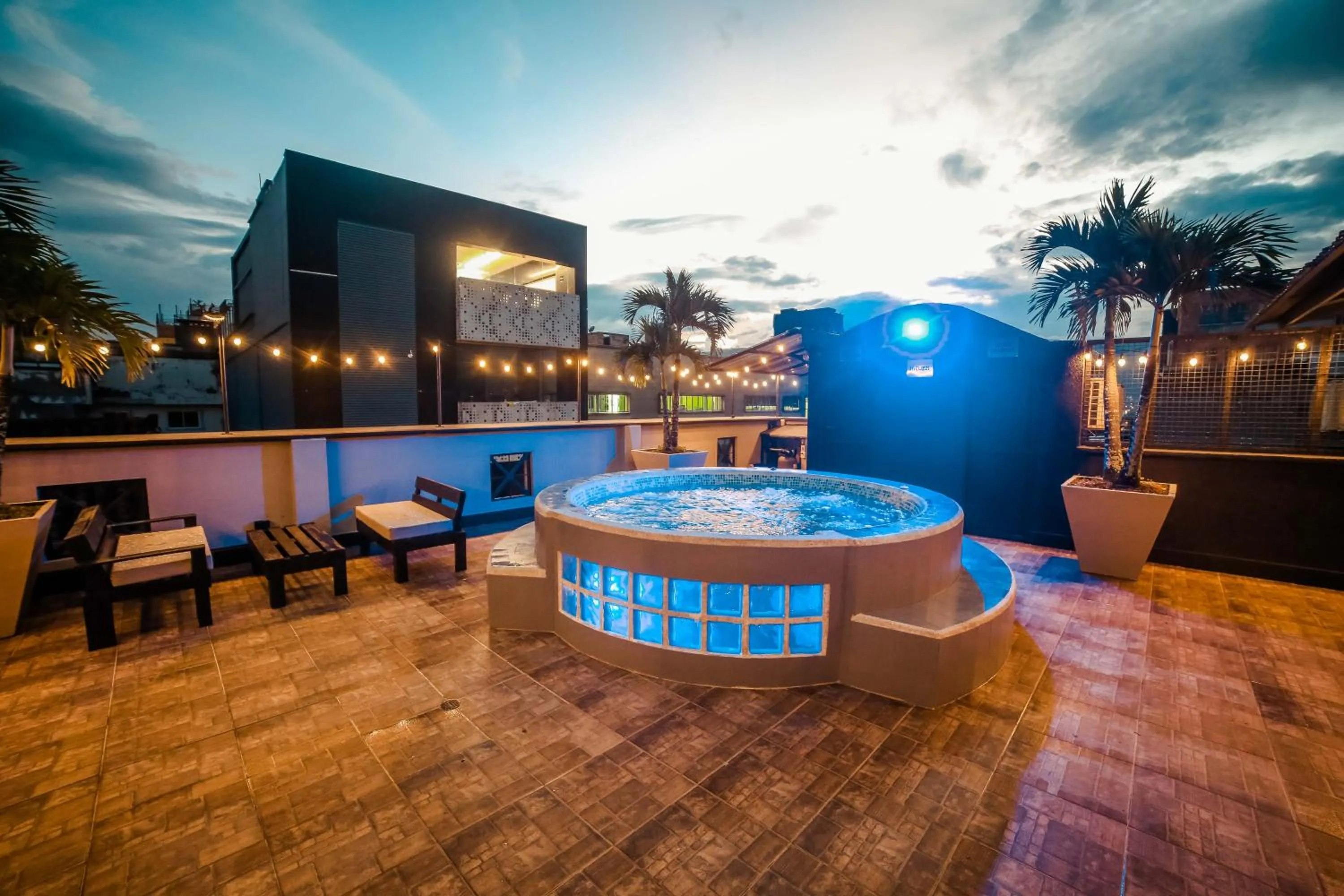 Hot Tub in Hotel Tik Medellin