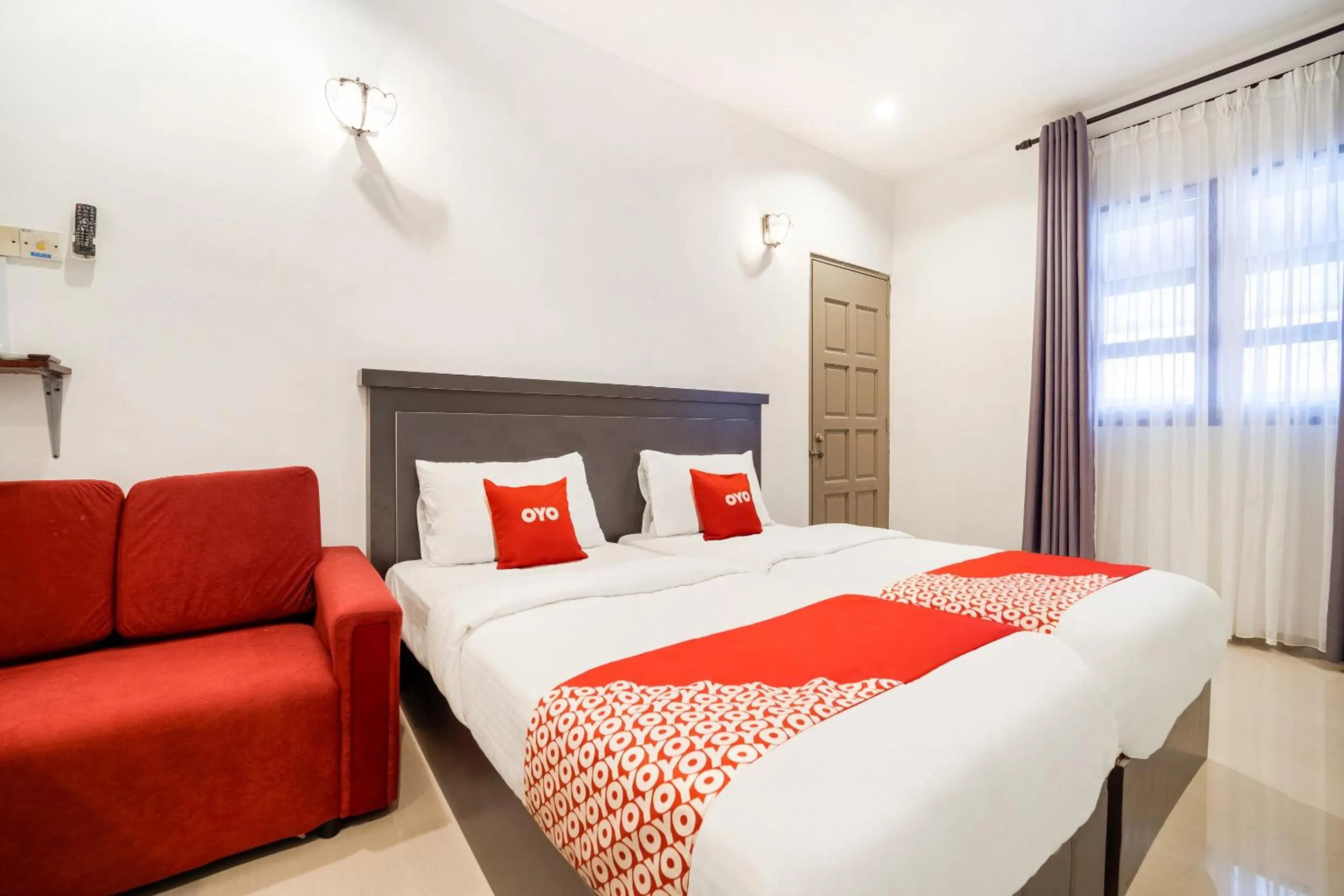 Bedroom, Bed in Hotel O Kulim Inn