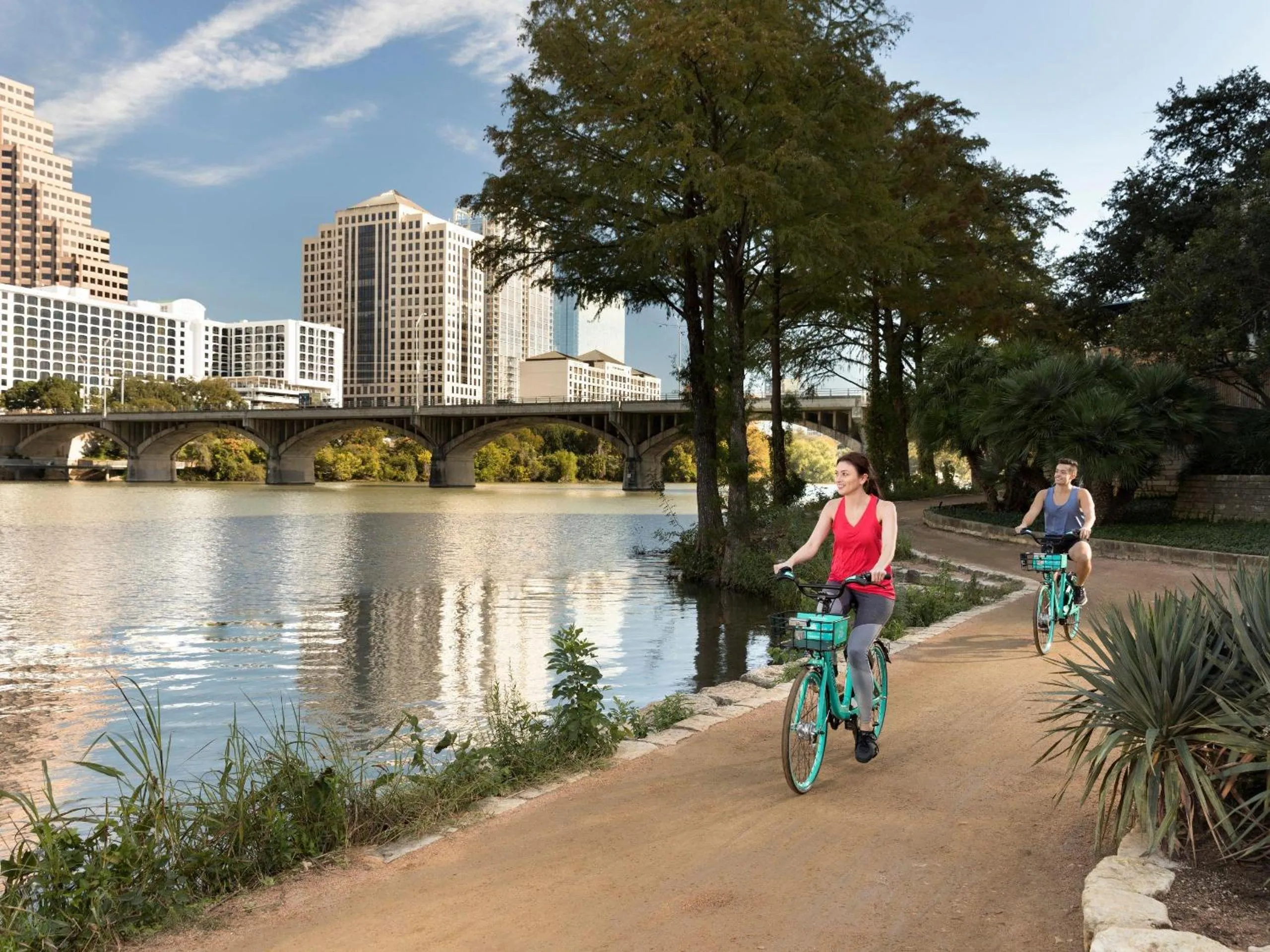 Natural landscape in Hyatt Regency Austin