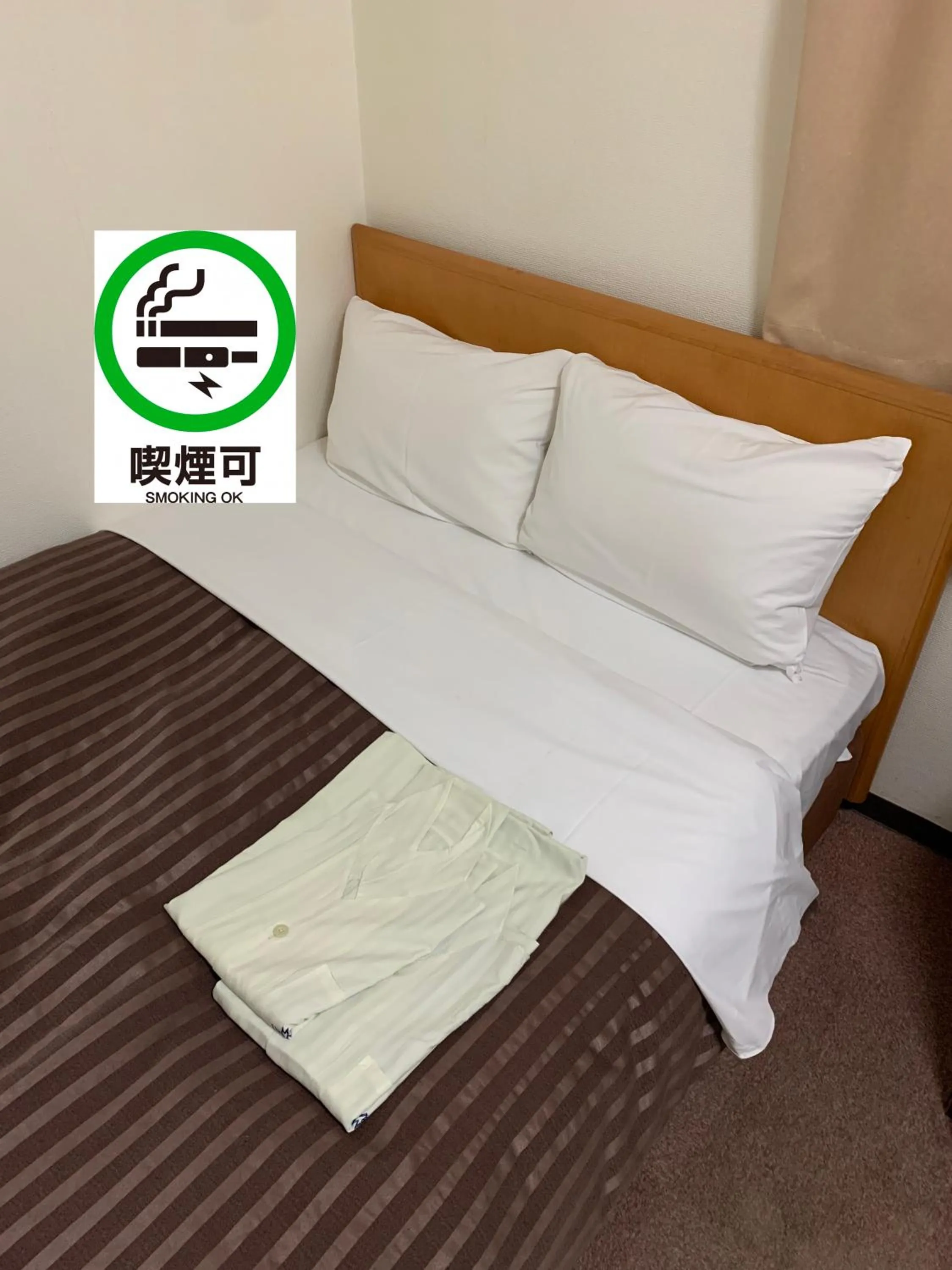 Bed in Matsue Urban Hotel Lake Inn