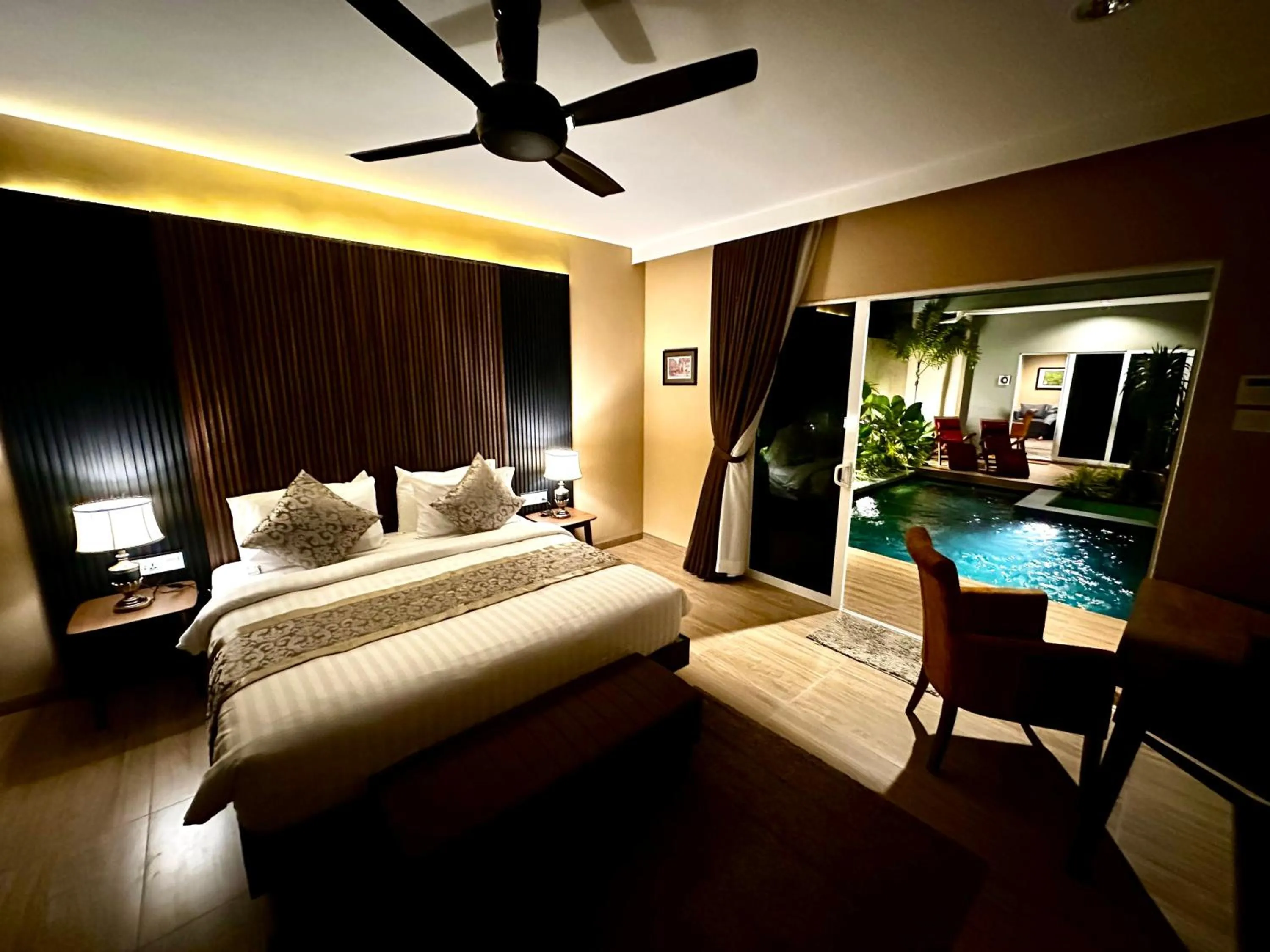 Bed in The Paddy Field - Private Pool Villas