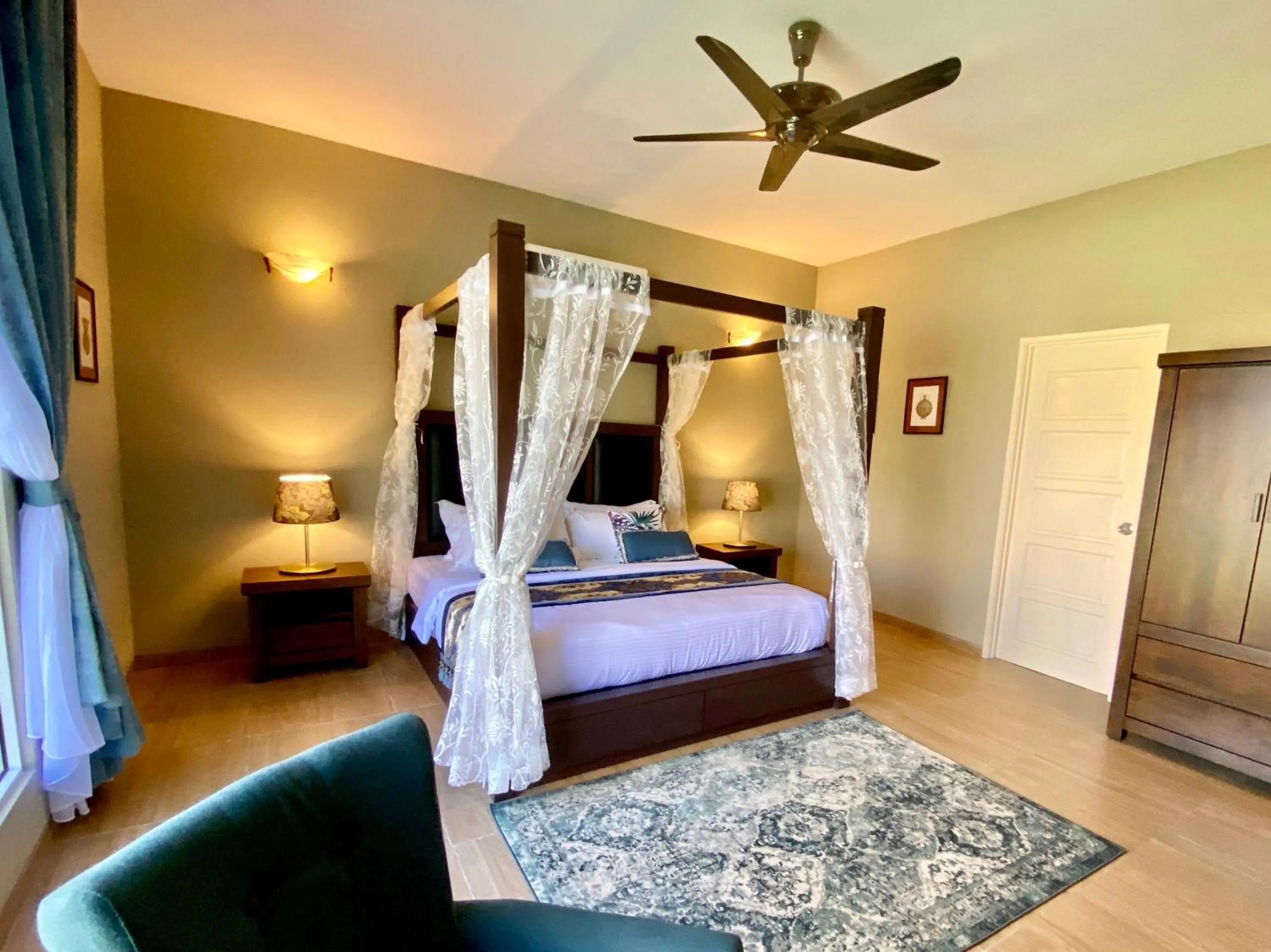 Bed in The Paddy Field - Private Pool Villas