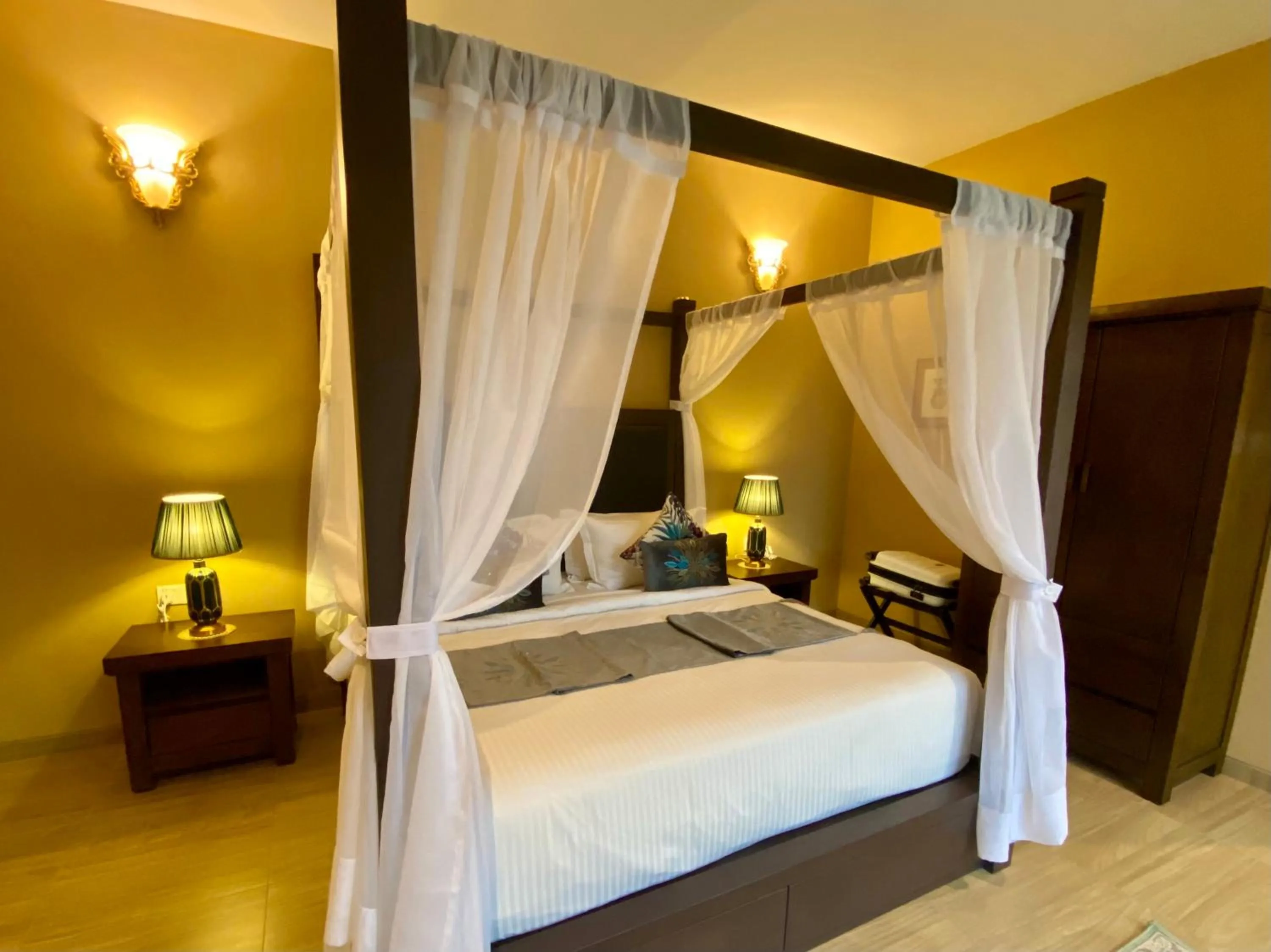 Bed in The Paddy Field - Private Pool Villas