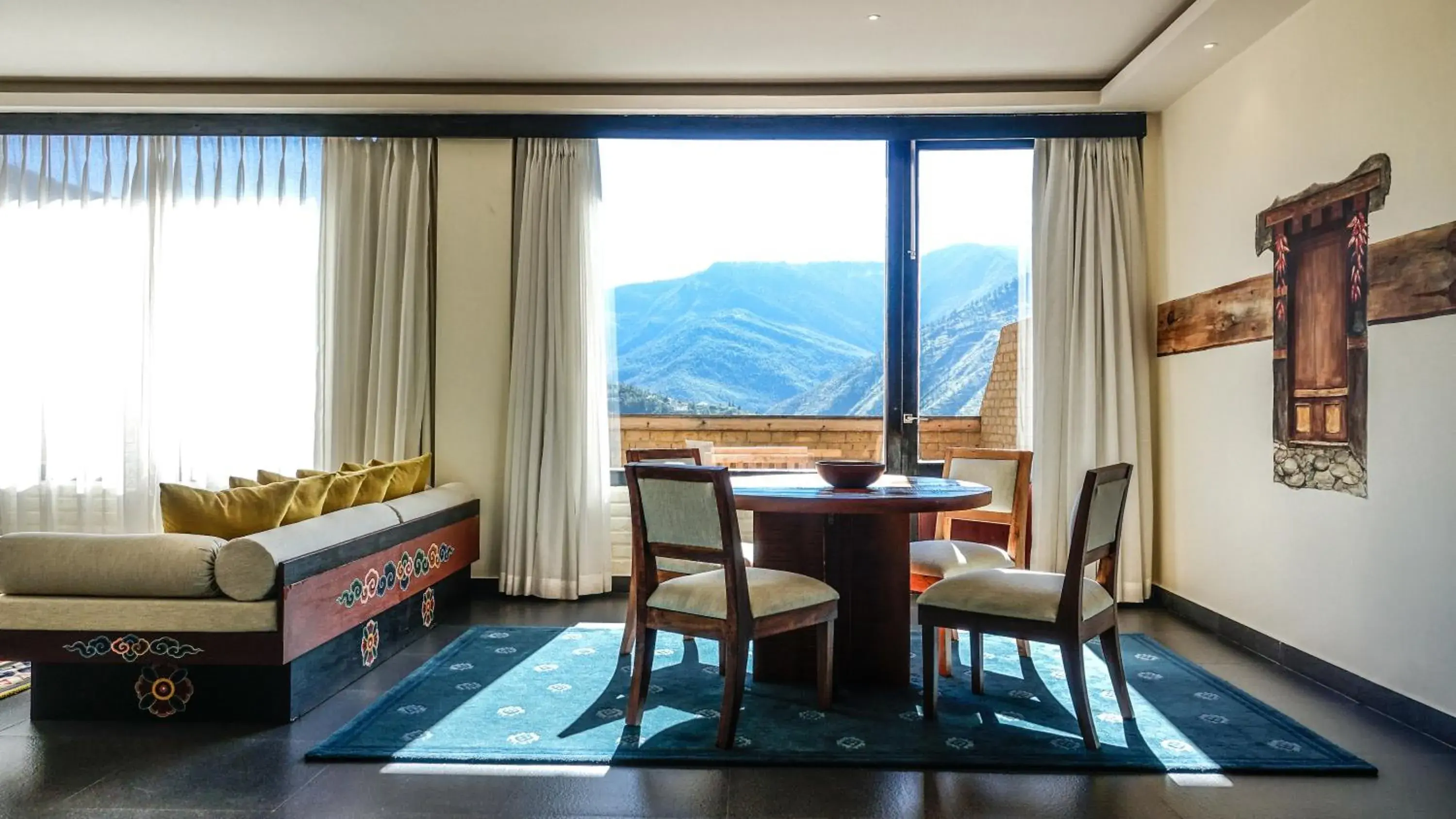 Premier Suite with Terrace in The Postcard Dewa, Thimphu, Bhutan Premier Suite with Terrace in The Postcard Dewa, Thimphu, Bhutan