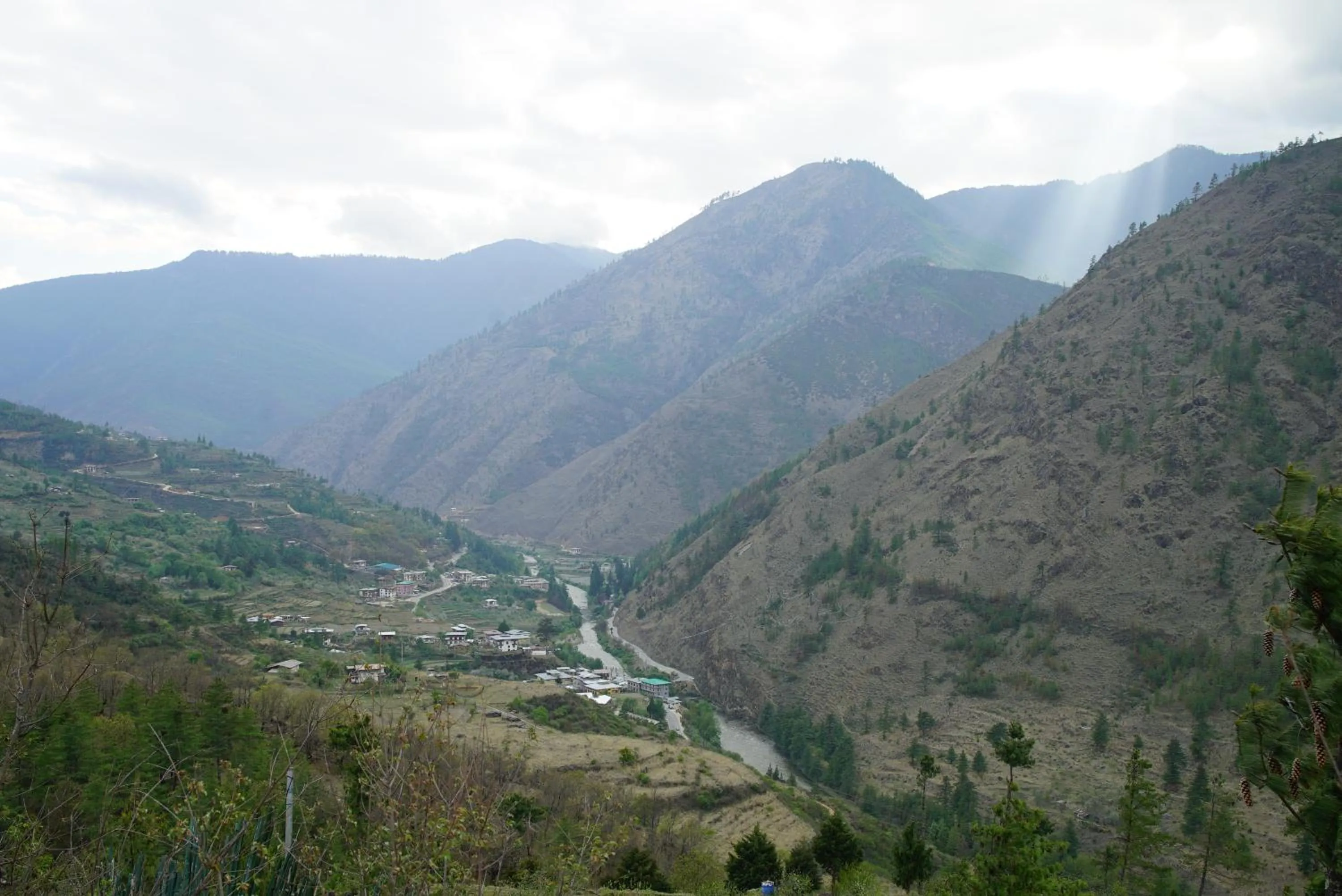 Mountain view in The Postcard Dewa, Thimphu, Bhutan
