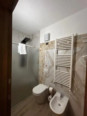 Bathroom in Edelweiss Hotel Champoluc