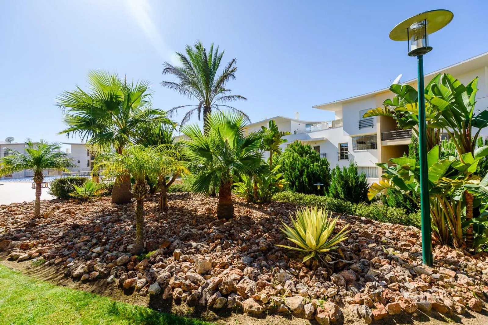 Garden in BnB Homes Ocean view Apartment with 3 spacious Terraces, 2 Swimming pools & Tennis court