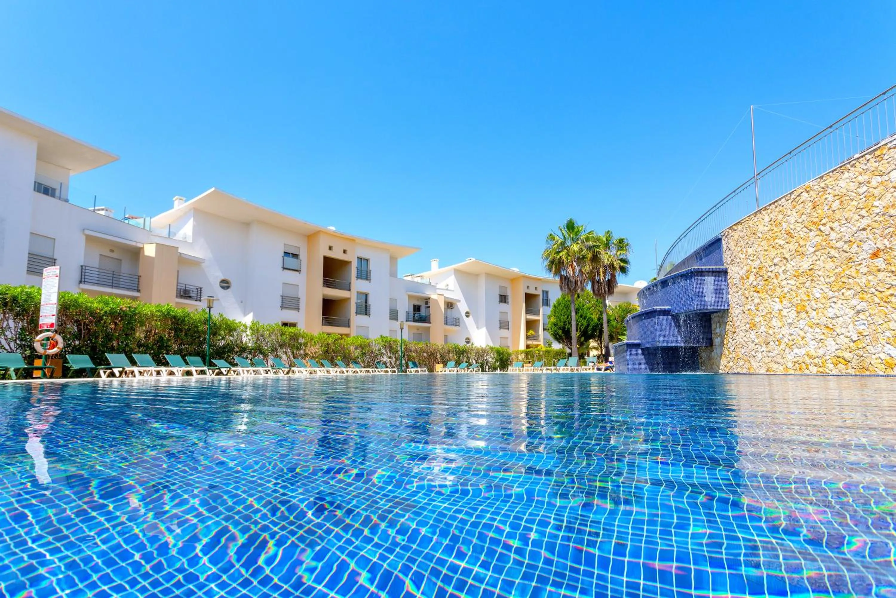 Pool view in BnB Homes Ocean view Apartment with 3 spacious Terraces, 2 Swimming pools & Tennis court