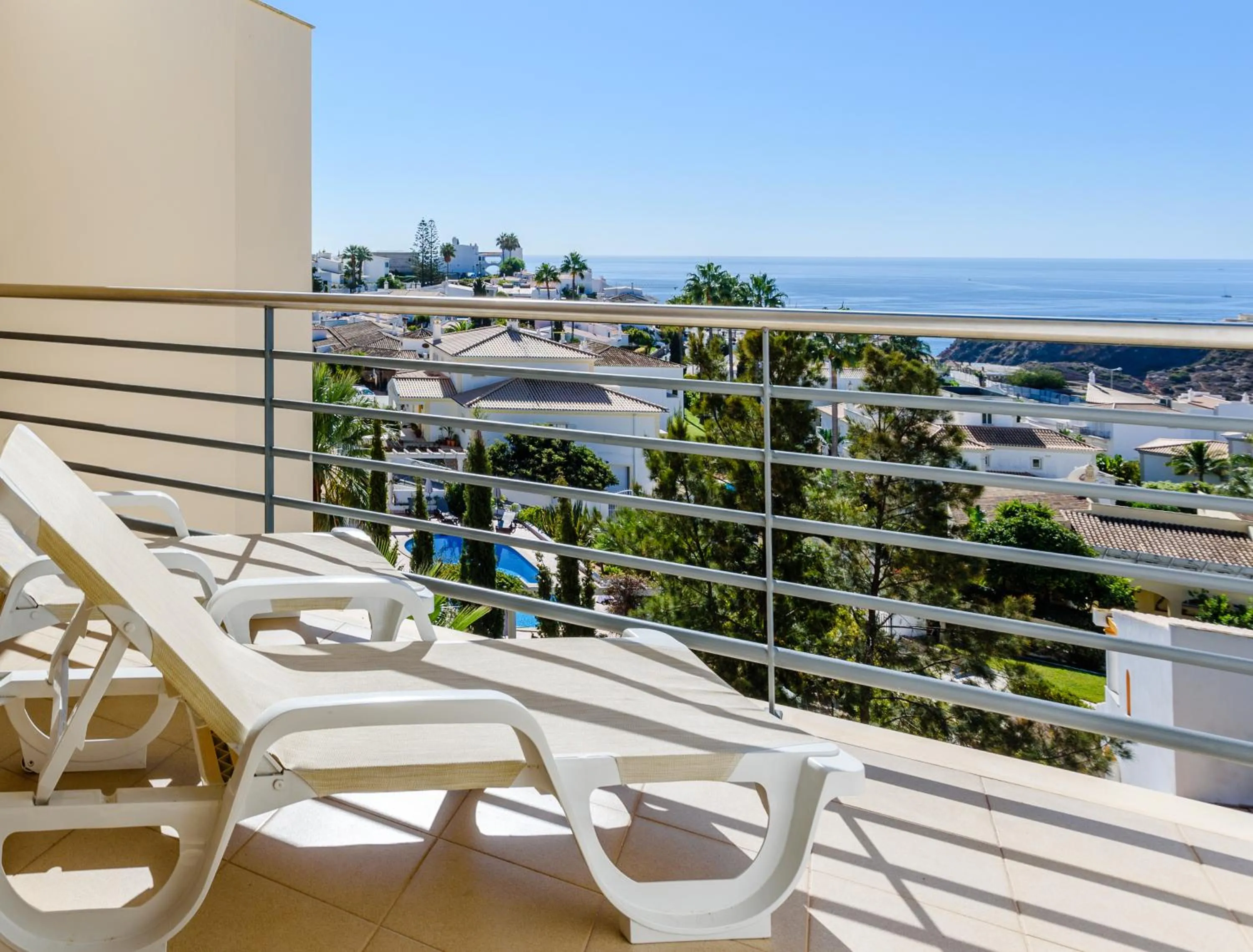 Patio in BnB Homes Ocean view Apartment with 3 spacious Terraces, 2 Swimming pools & Tennis court