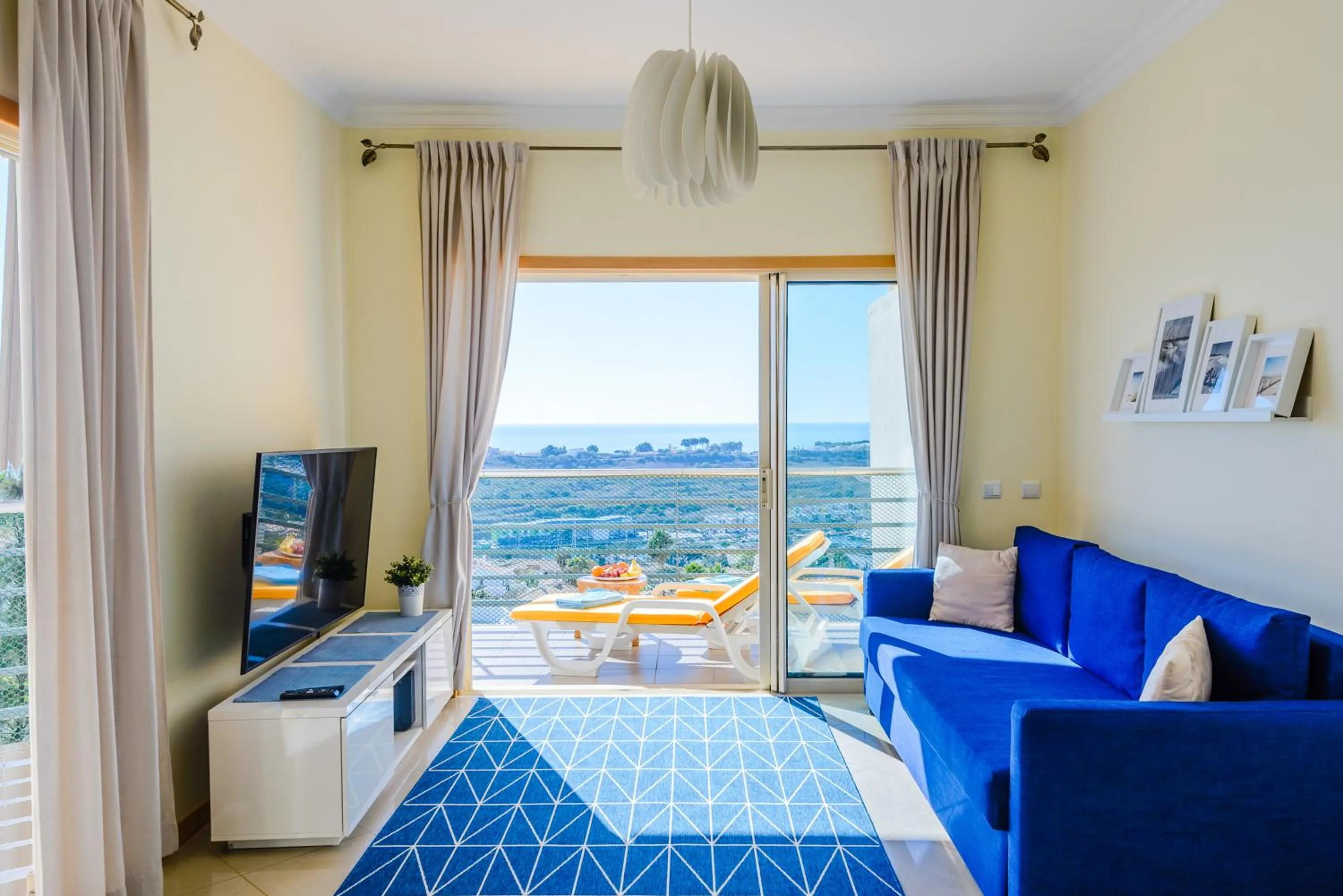 Patio in BnB Homes Ocean view Apartment with 3 spacious Terraces, 2 Swimming pools & Tennis court
