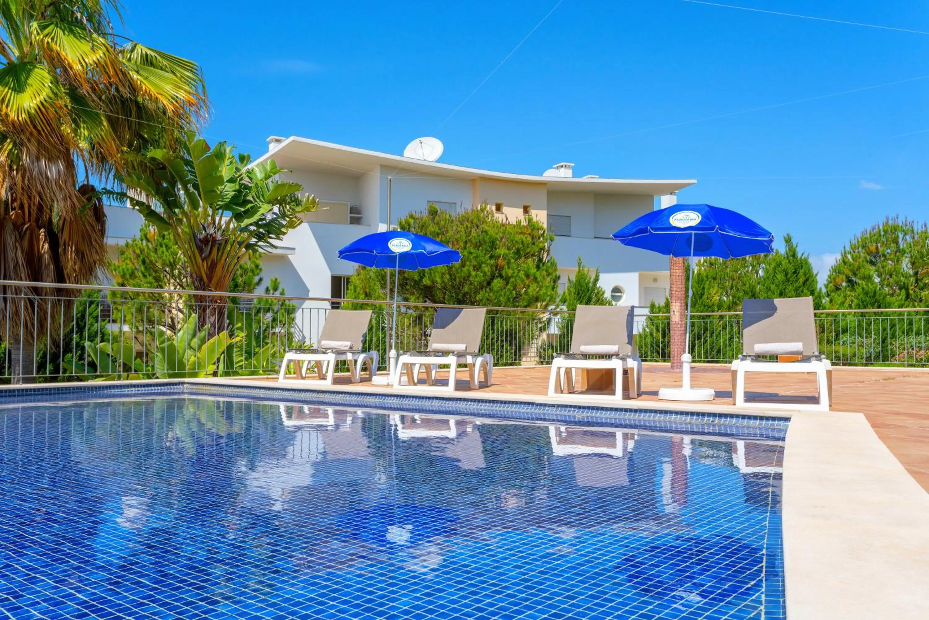 Pool view in BnB Homes Ocean view Apartment with 3 spacious Terraces, 2 Swimming pools & Tennis court