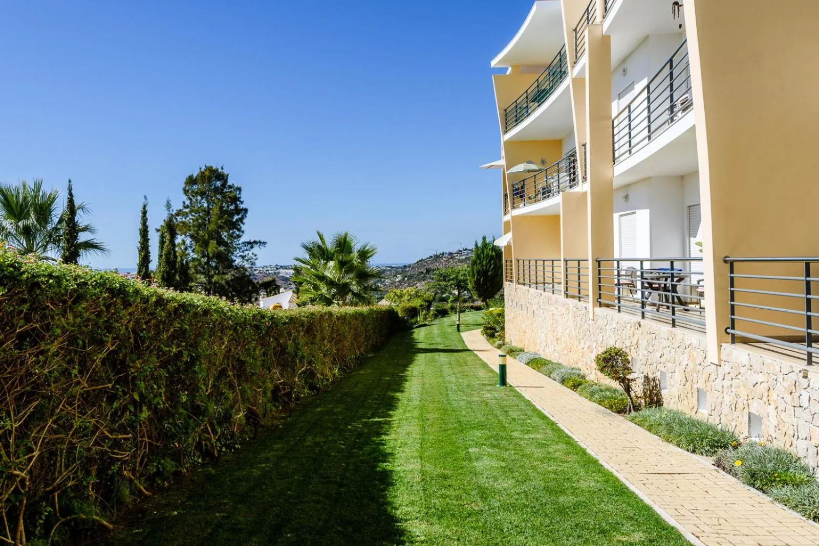 Garden in BnB Homes Ocean view Apartment with 3 spacious Terraces, 2 Swimming pools & Tennis court