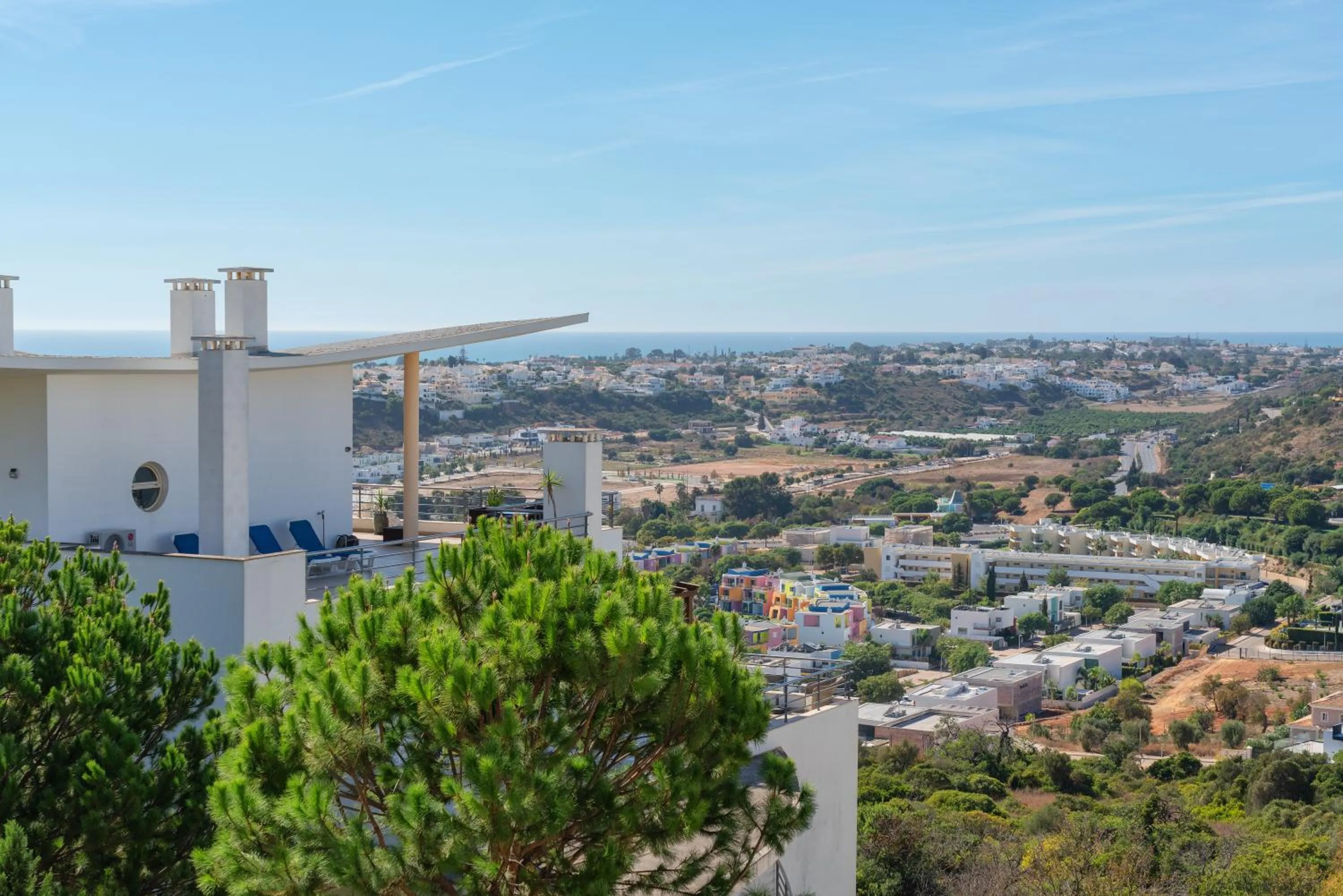 City view in BnB Homes Ocean view Apartment with 3 spacious Terraces, 2 Swimming pools & Tennis court