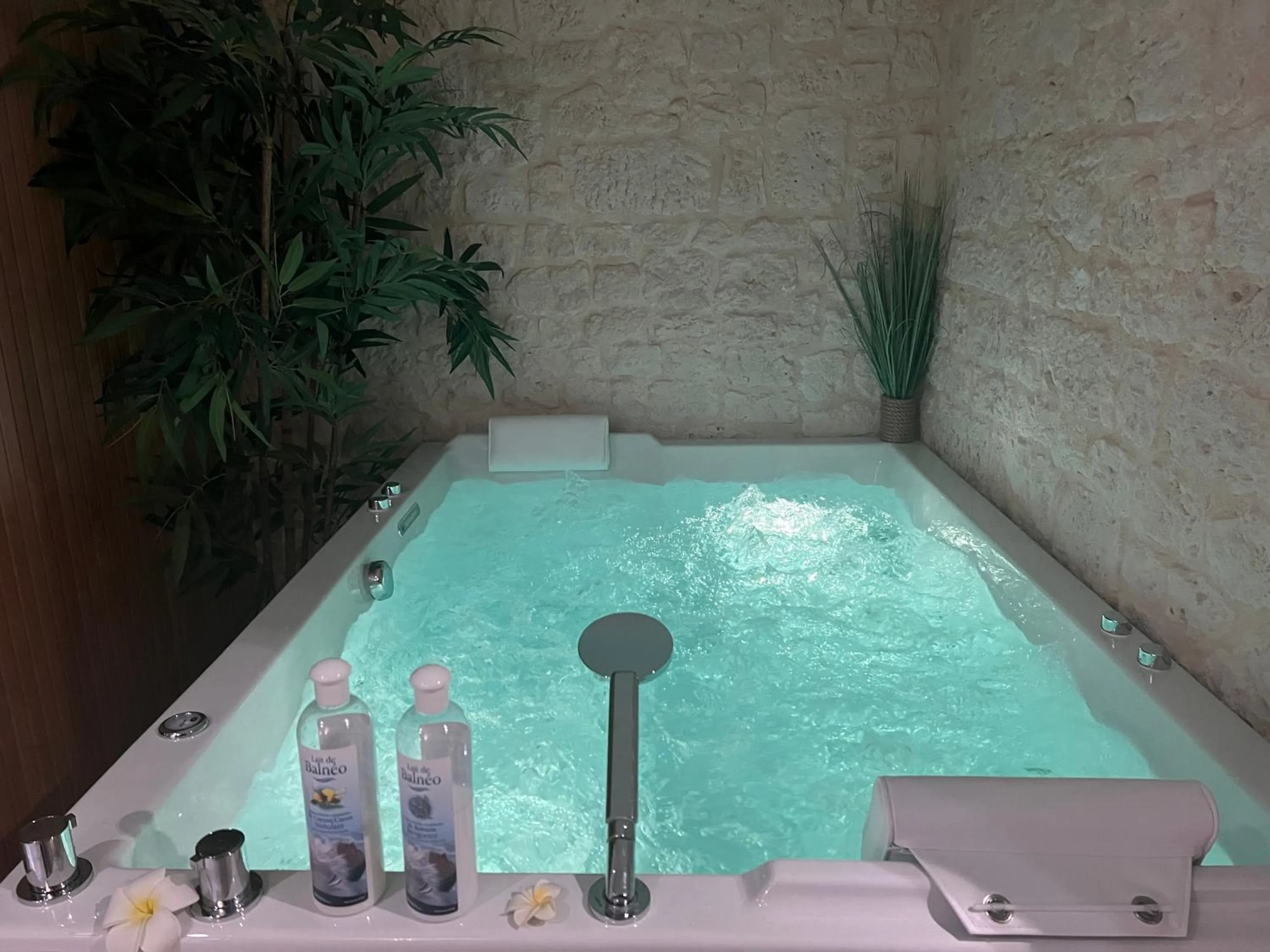 Hot Tub in La Loggia Appart'Hôtel & Spa