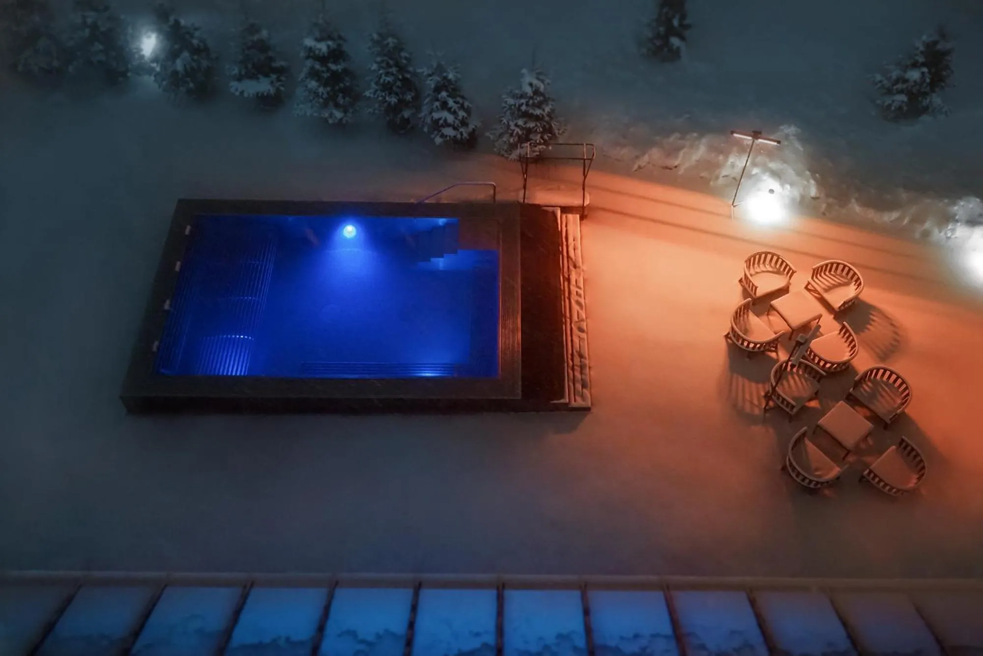 Night in Gudauri Lodge